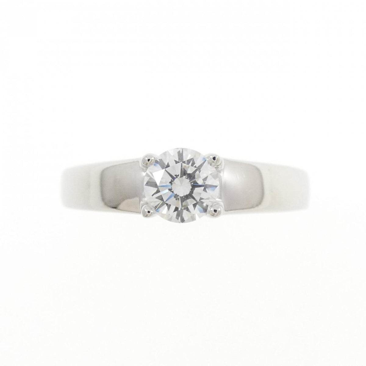 Bvlgari Platinum Platinum 950 Band Ring (Pre-Owned)