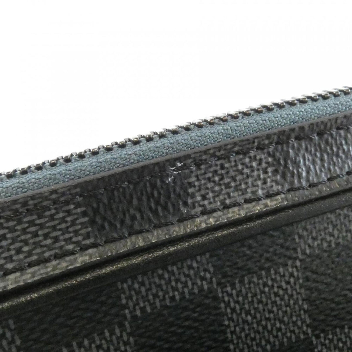 Louis Vuitton Black Graphite Gray Coated Canvas Shoulder Bag (Pre-Owned)