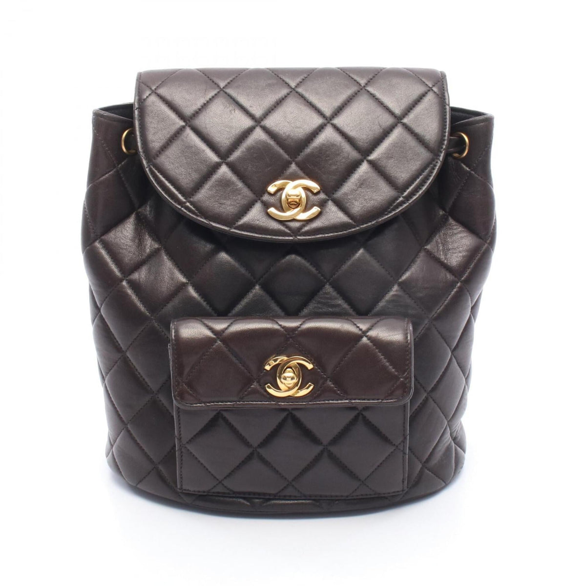Chanel Black Leather Backpack (Pre-Owned)