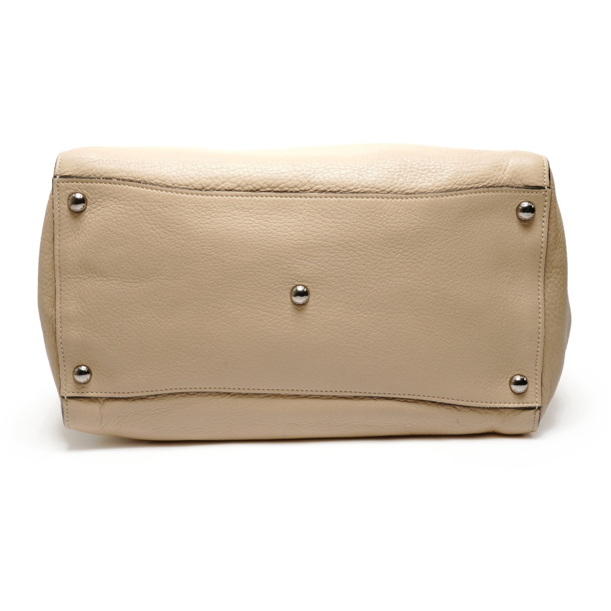 Prada Beige Leather Tote Bag (Pre-Owned)