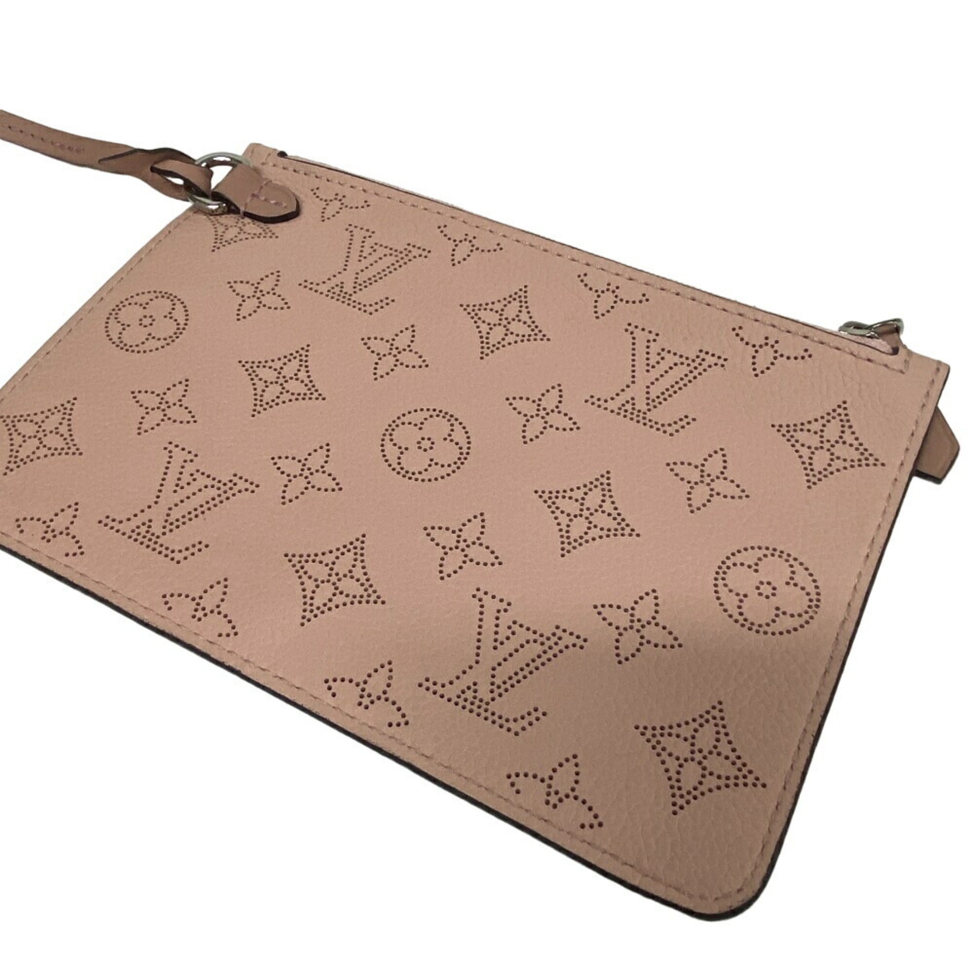 Louis Vuitton Mahina Pink Leather Handbag (Pre-Owned)