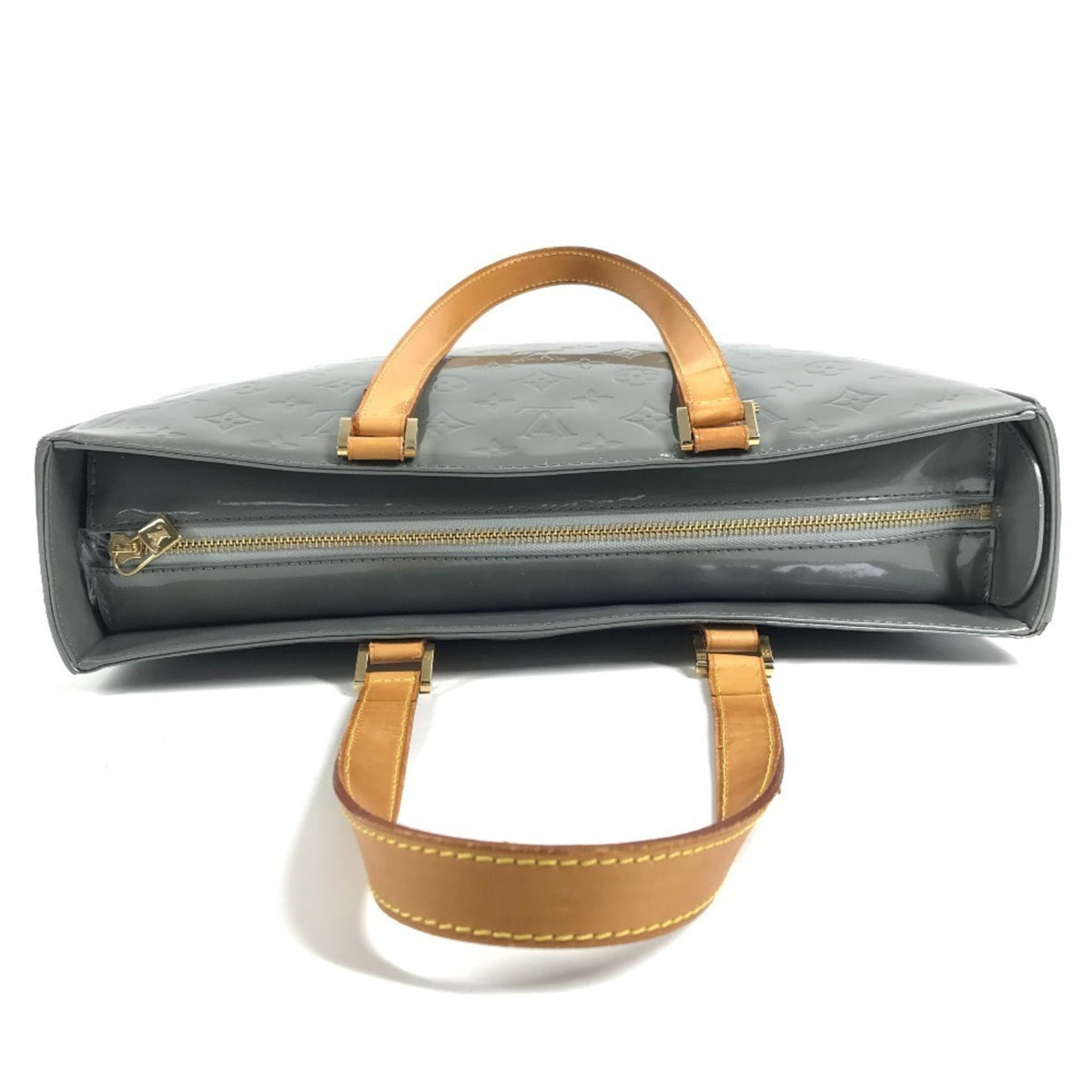 Louis Vuitton Monogram Vernis Gray Gris Monogram Vernis Shoulder Bag Tote Bag (Pre-Owned)