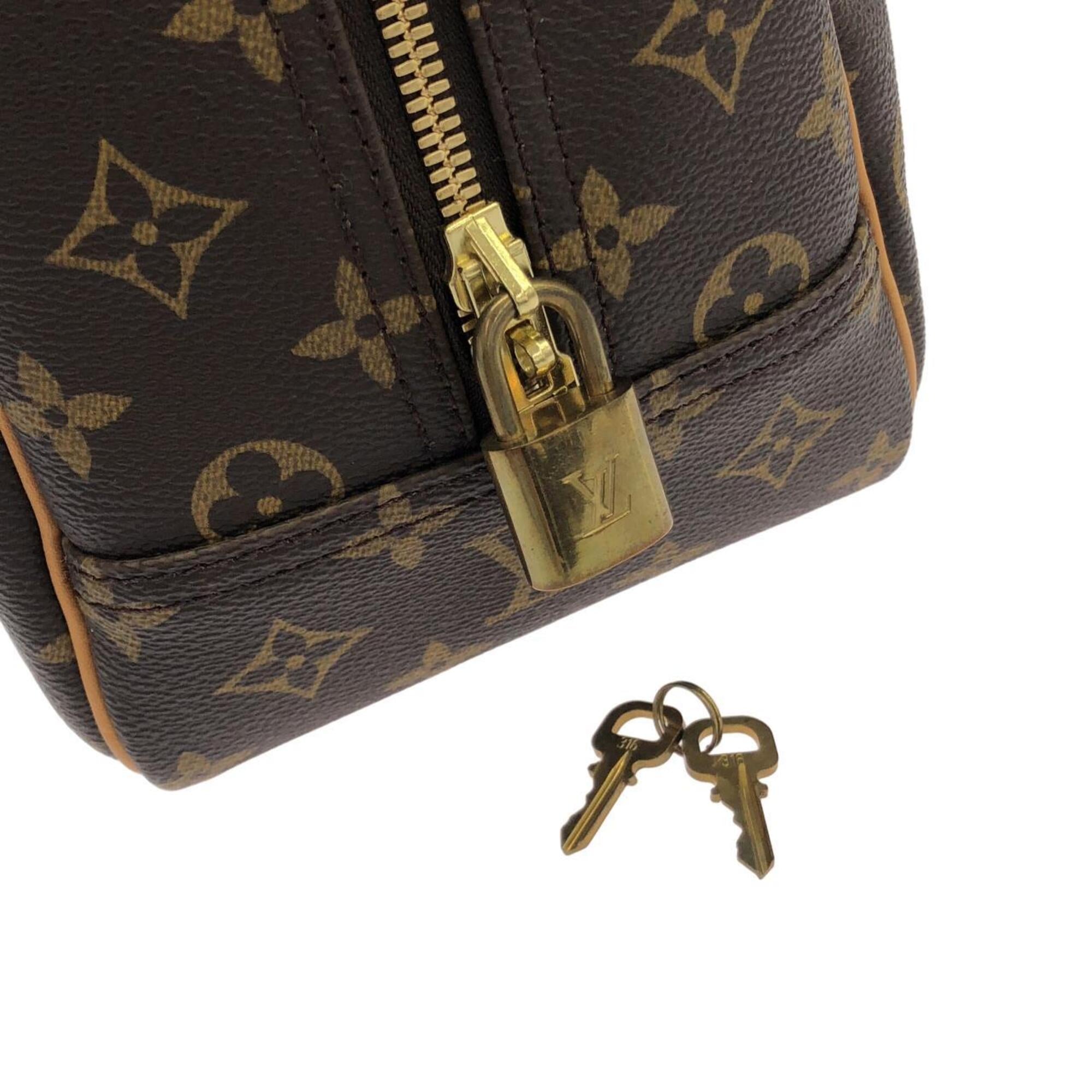 Louis Vuitton Marron Coated Canvas Handbag (Pre-Owned)