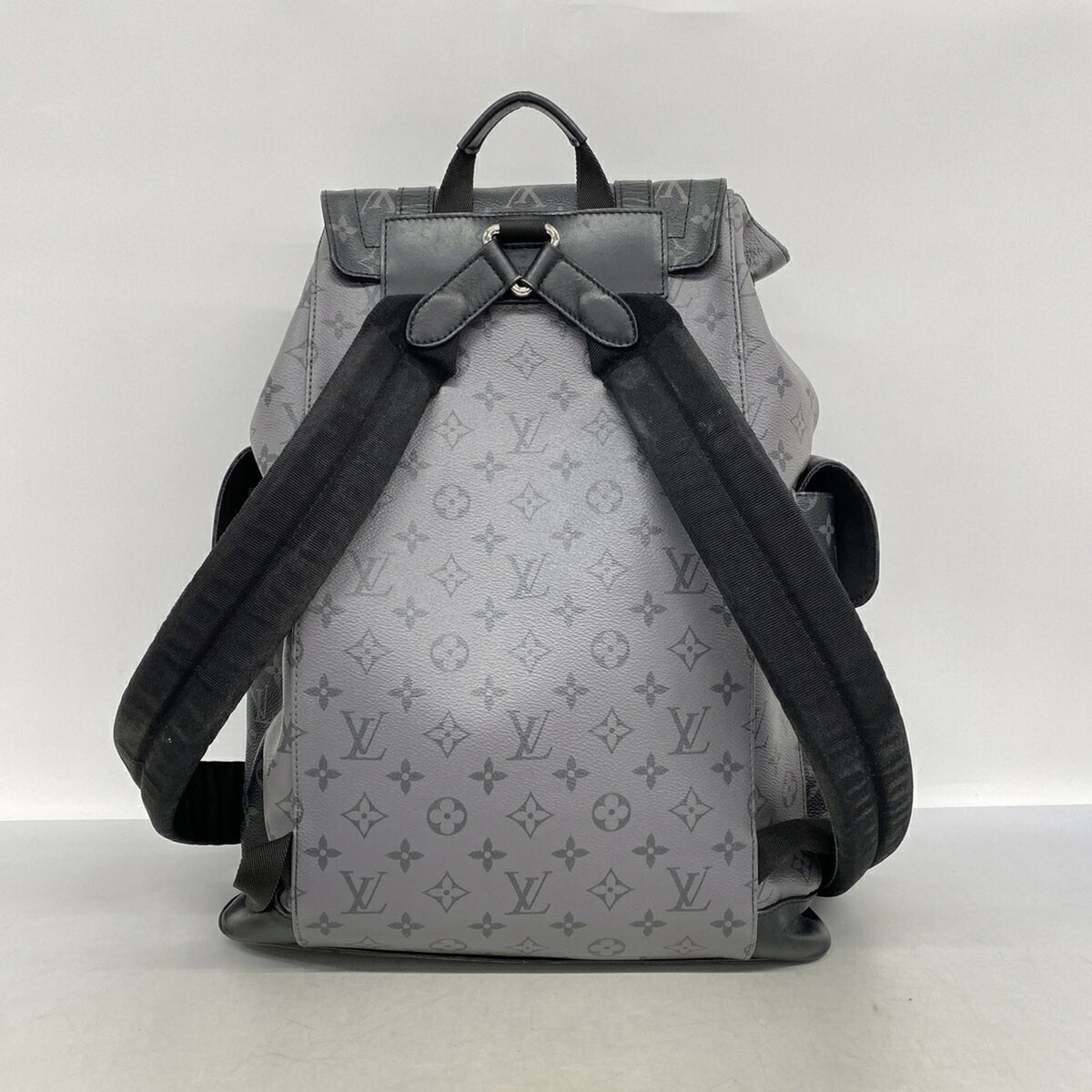 Louis Vuitton Black Gray Backpack (Pre-Owned)