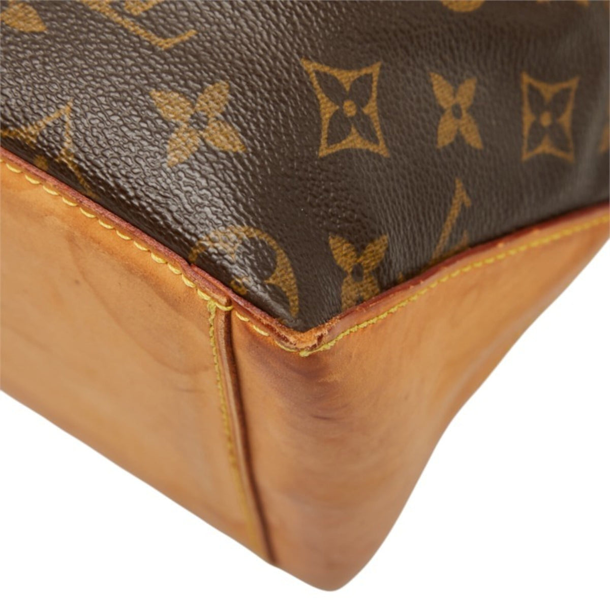Louis Vuitton Monogram Brown Pvc Leather Shoulder Bag Tote Bag (Pre-Owned)