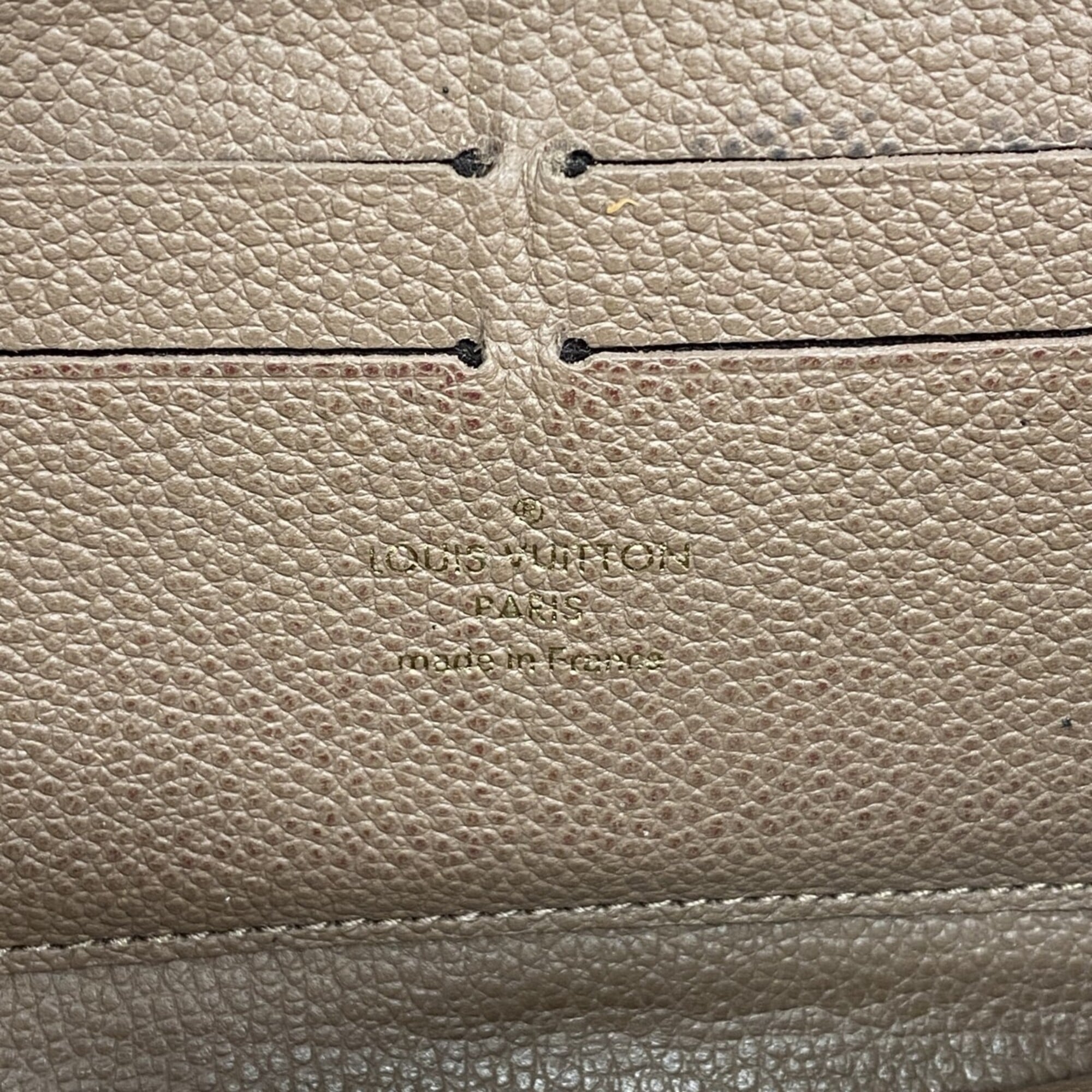 Louis Vuitton Taupe Long Wallet (Bi-Fold) (Pre-Owned)