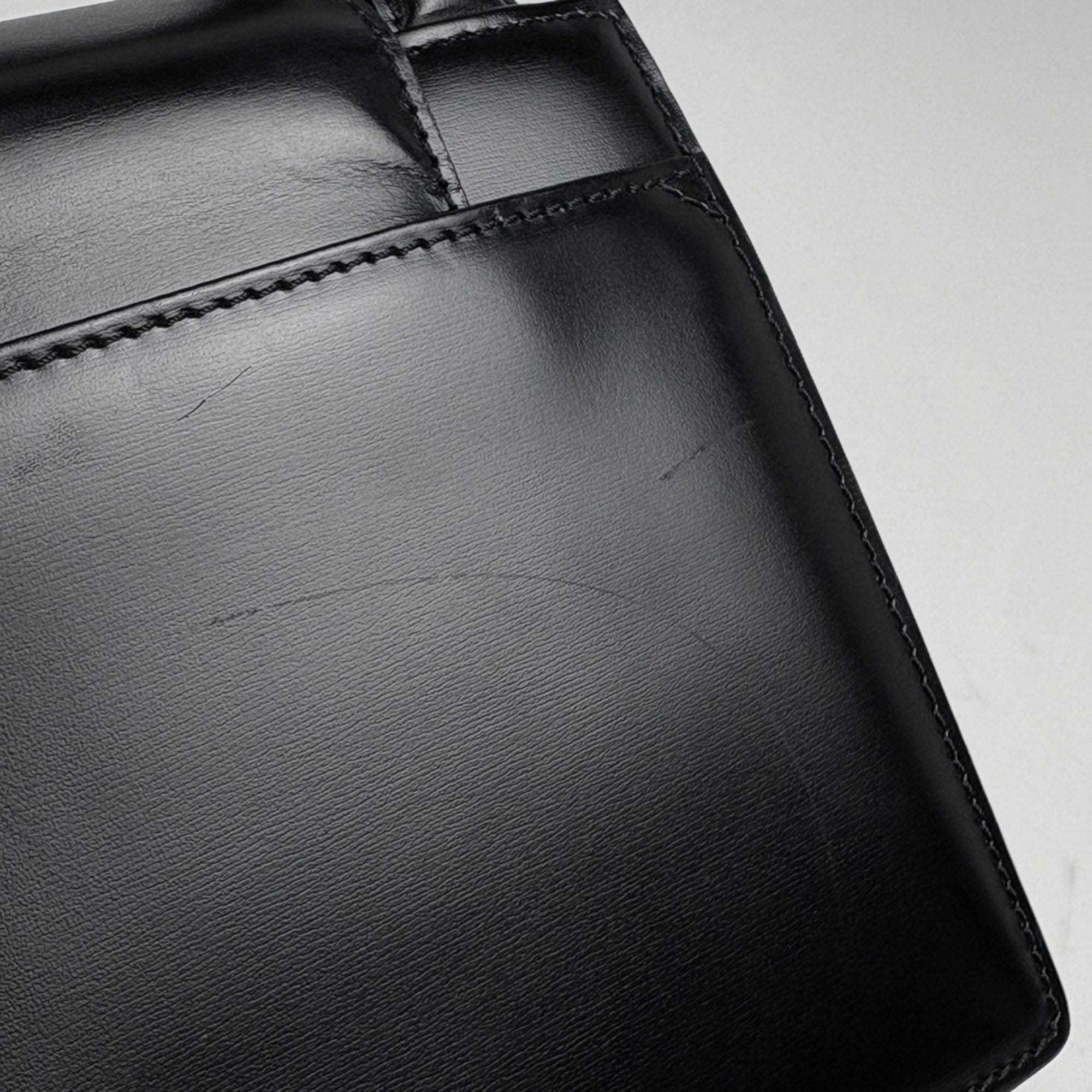 Bvlgari Bvlgari Bvlgari Black Leather Handbag Shoulder Bag (Pre-Owned)
