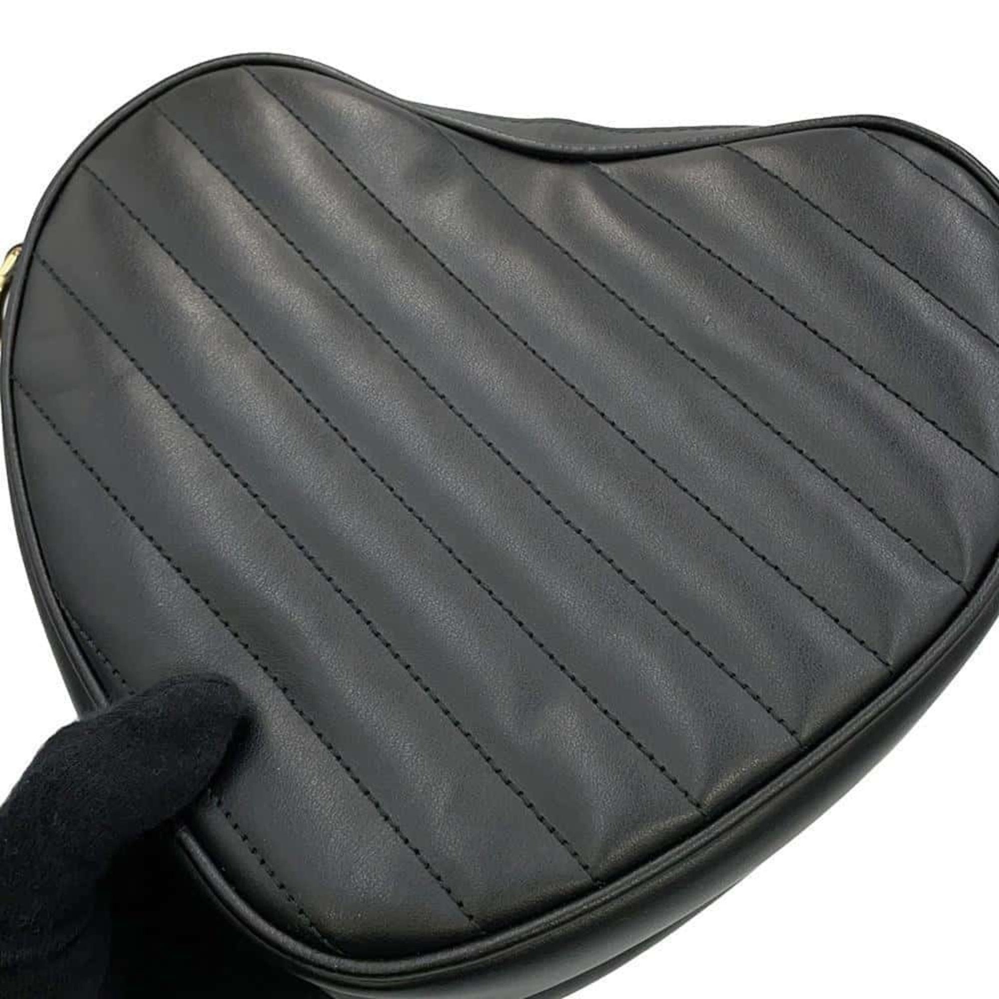 Gucci Black Leather Shoulder Bag (Pre-Owned)