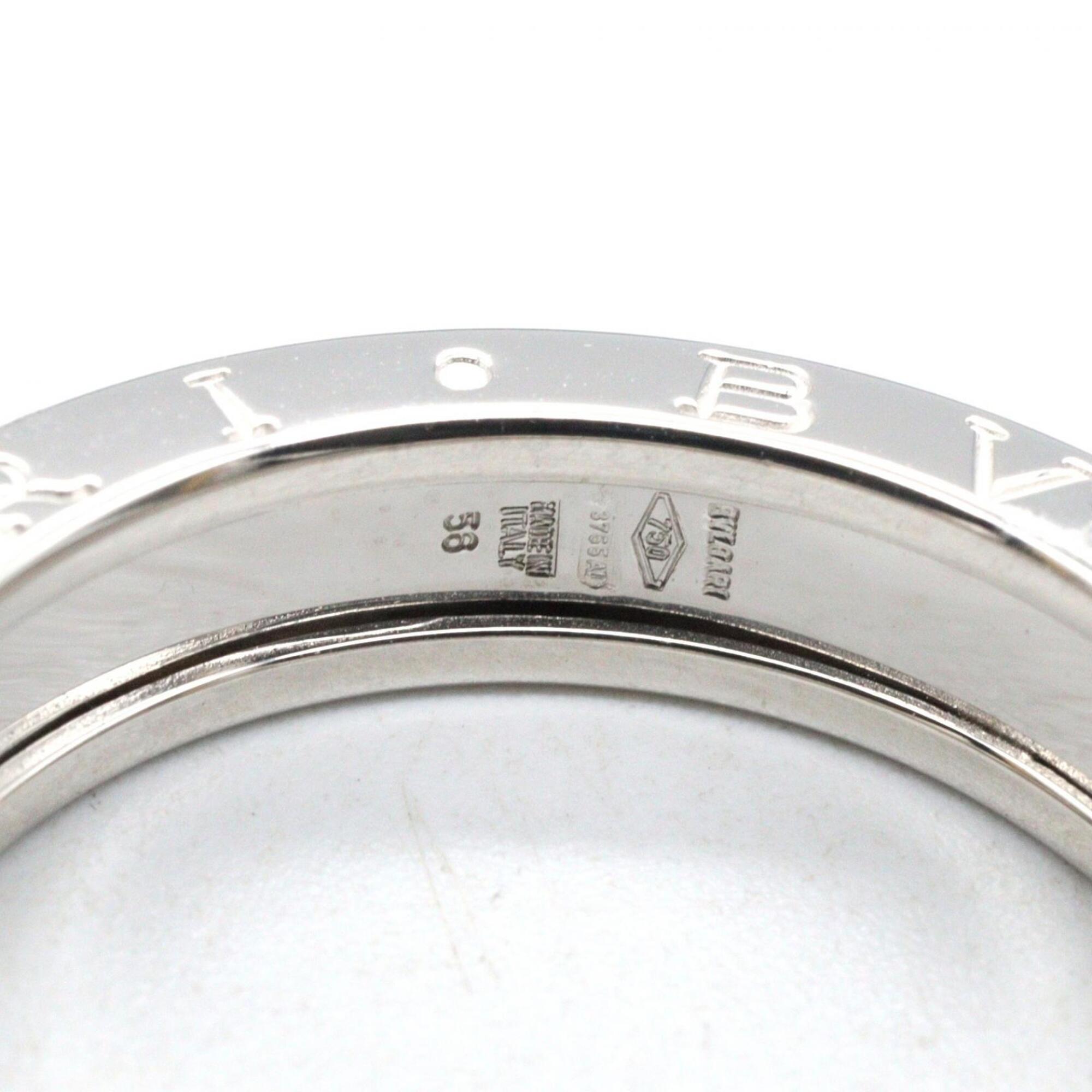 Bvlgari Silver White Gold (18K) Band Ring (Pre-Owned)