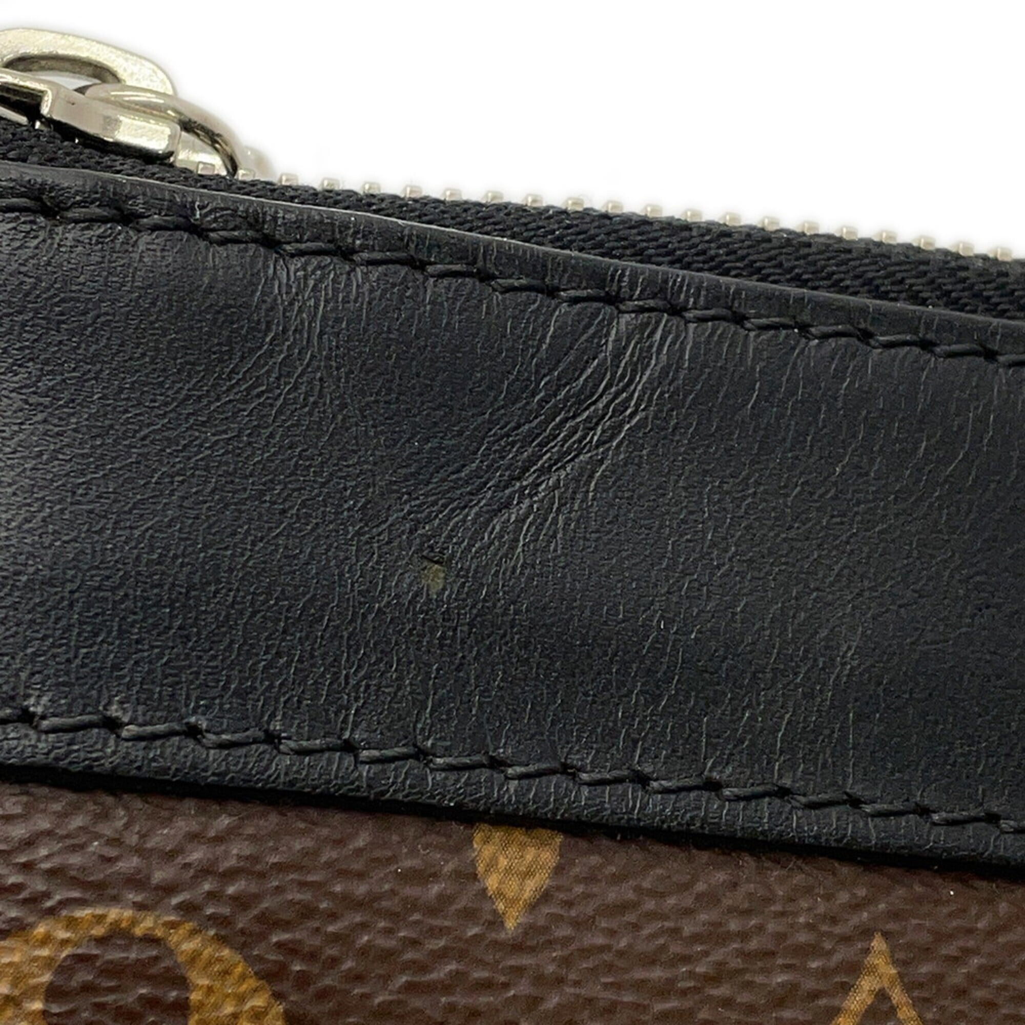 Louis Vuitton Monogram Macassar Black Noir Clutch Bag Handbag (Pre-Owned)