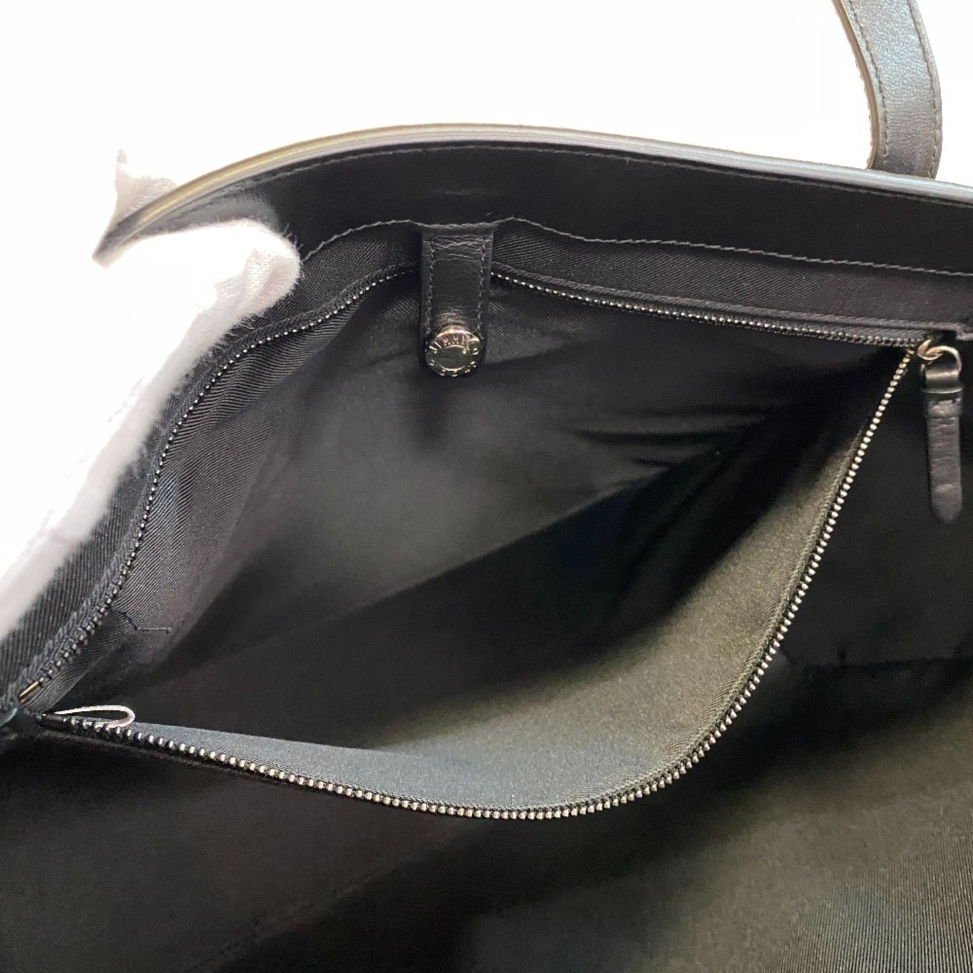Jimmy Choo Black Leather Tote Bag (Pre-Owned)