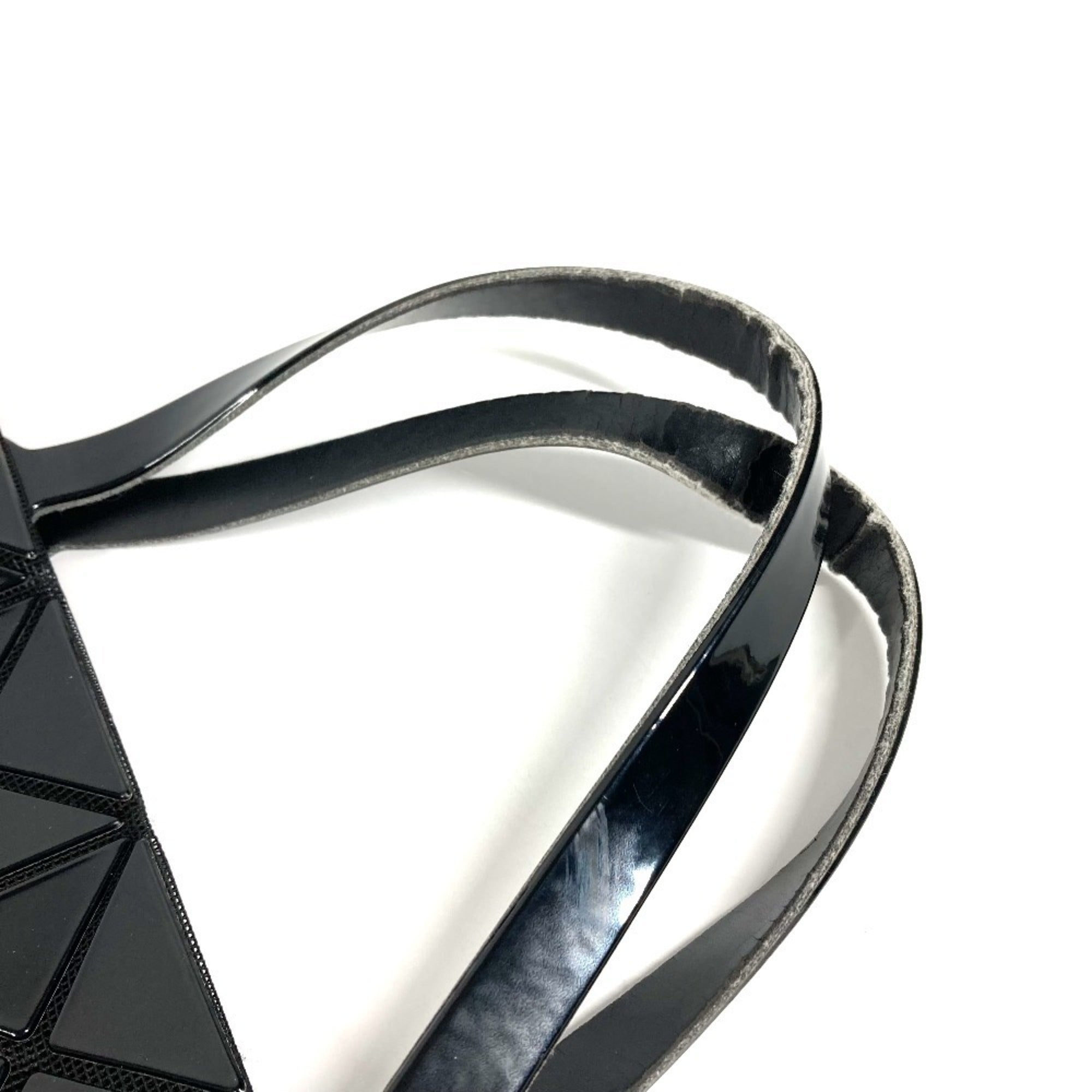 Issey Miyake Black Pvc Shoulder Bag Tote Bag (Pre-Owned)