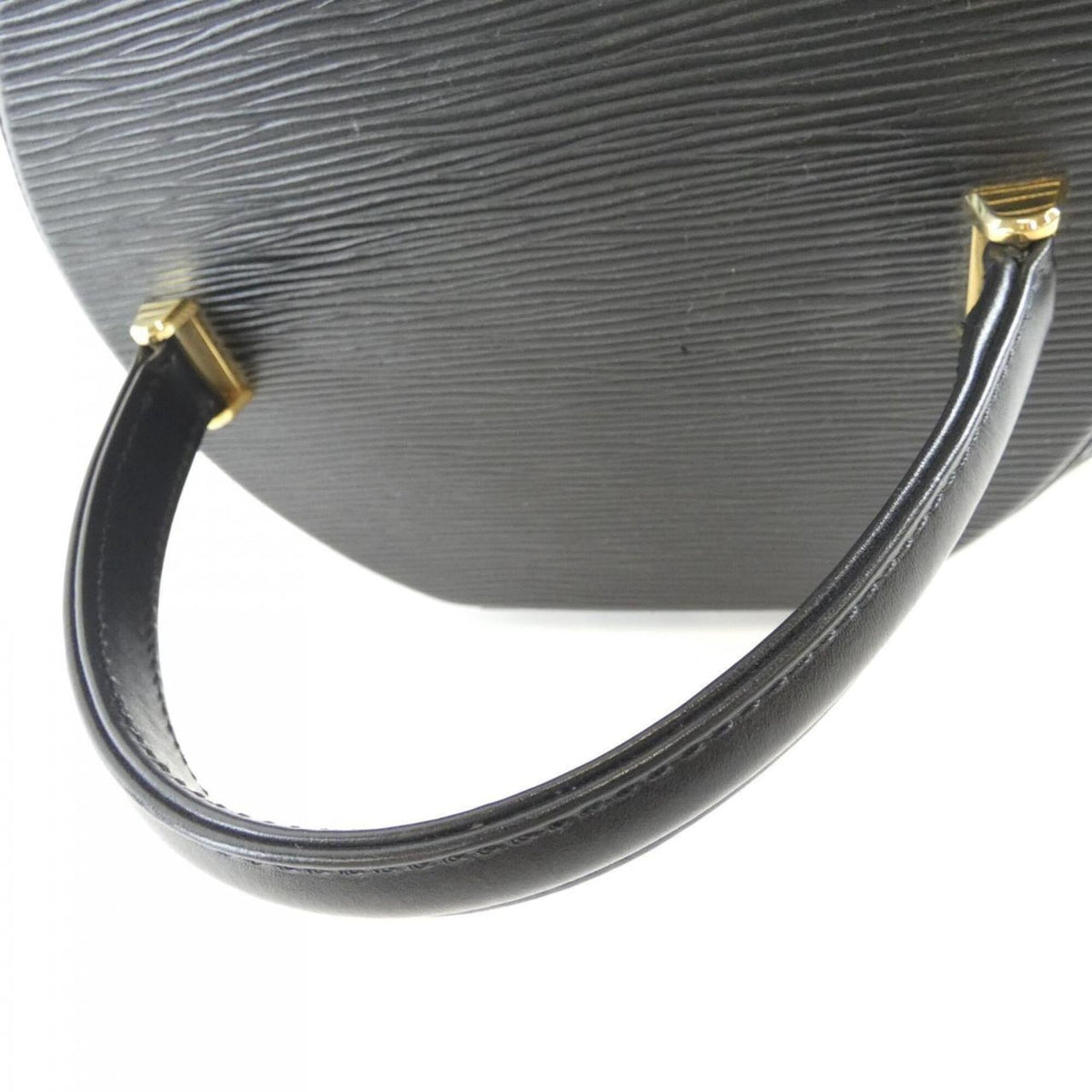 Louis Vuitton Black Leather Handbag (Pre-Owned)