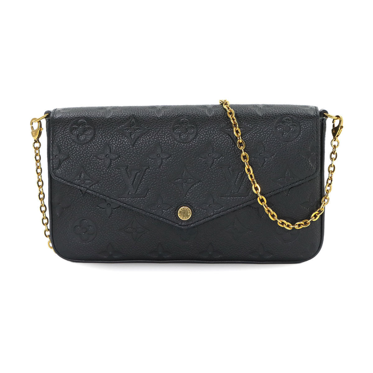 Louis Vuitton Noir Monogram Empreinte Pochette (Pre-Owned)