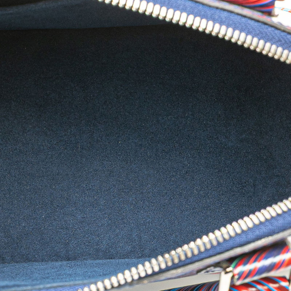 Louis Vuitton Blue Multi-Color Leather Handbag Shoulder Bag (Pre-Owned)