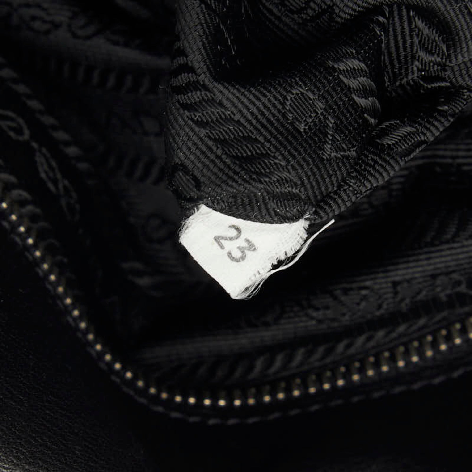 Prada Black Nylon Leather Shoulder Bag (Pre-Owned)