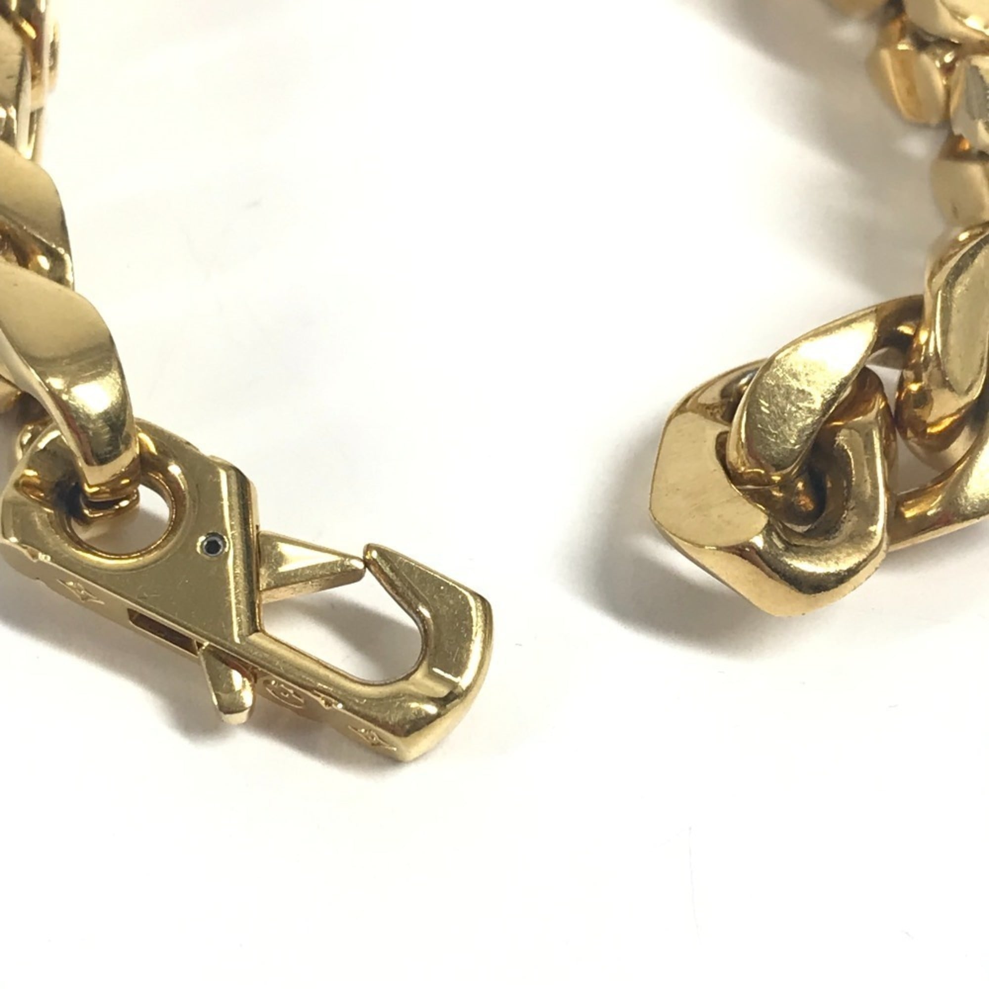 Louis Vuitton Monogram Gold Metal Charm Bracelet (Pre-Owned)