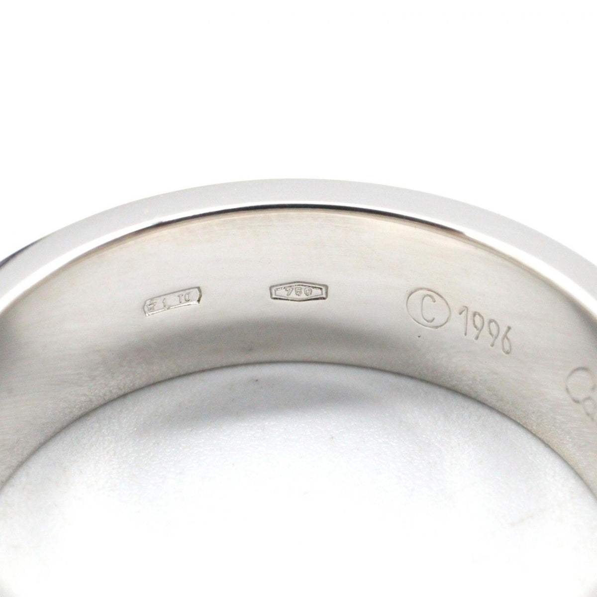 Cartier White Gold White Gold (18K) Band Ring (Pre-Owned)