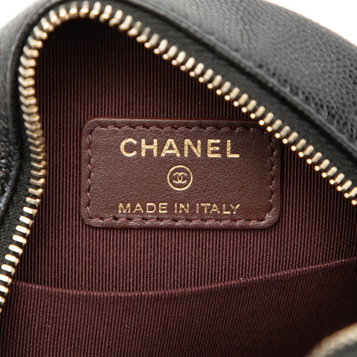 Chanel Black Grained Calfskin Shoulder Bag (Pre-Owned)