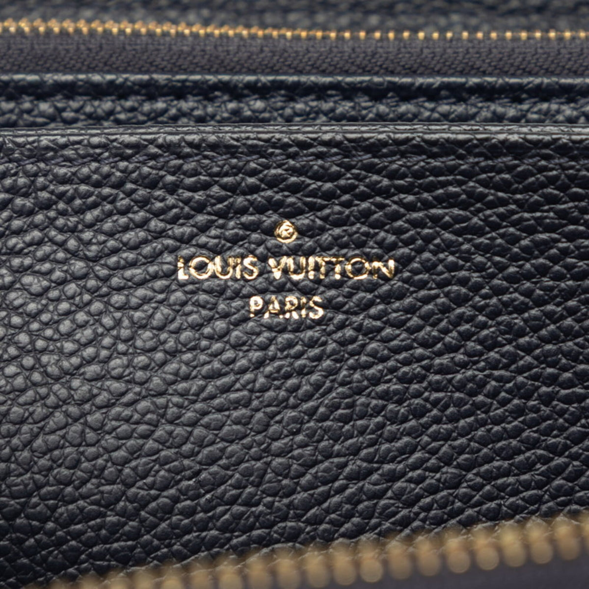 Louis Vuitton Monogram Empreinte Marine Rouge Leather Long Wallet (Bi-Fold) (Pre-Owned)