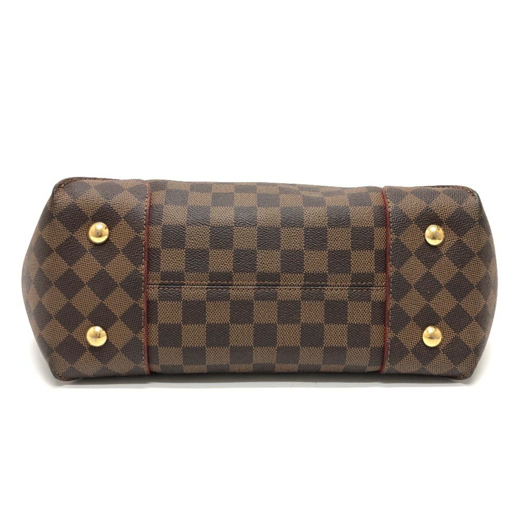 Louis Vuitton Black Brown Damier Canvas Galle Damier Canvas Shoulder Bag (Pre-Owned)