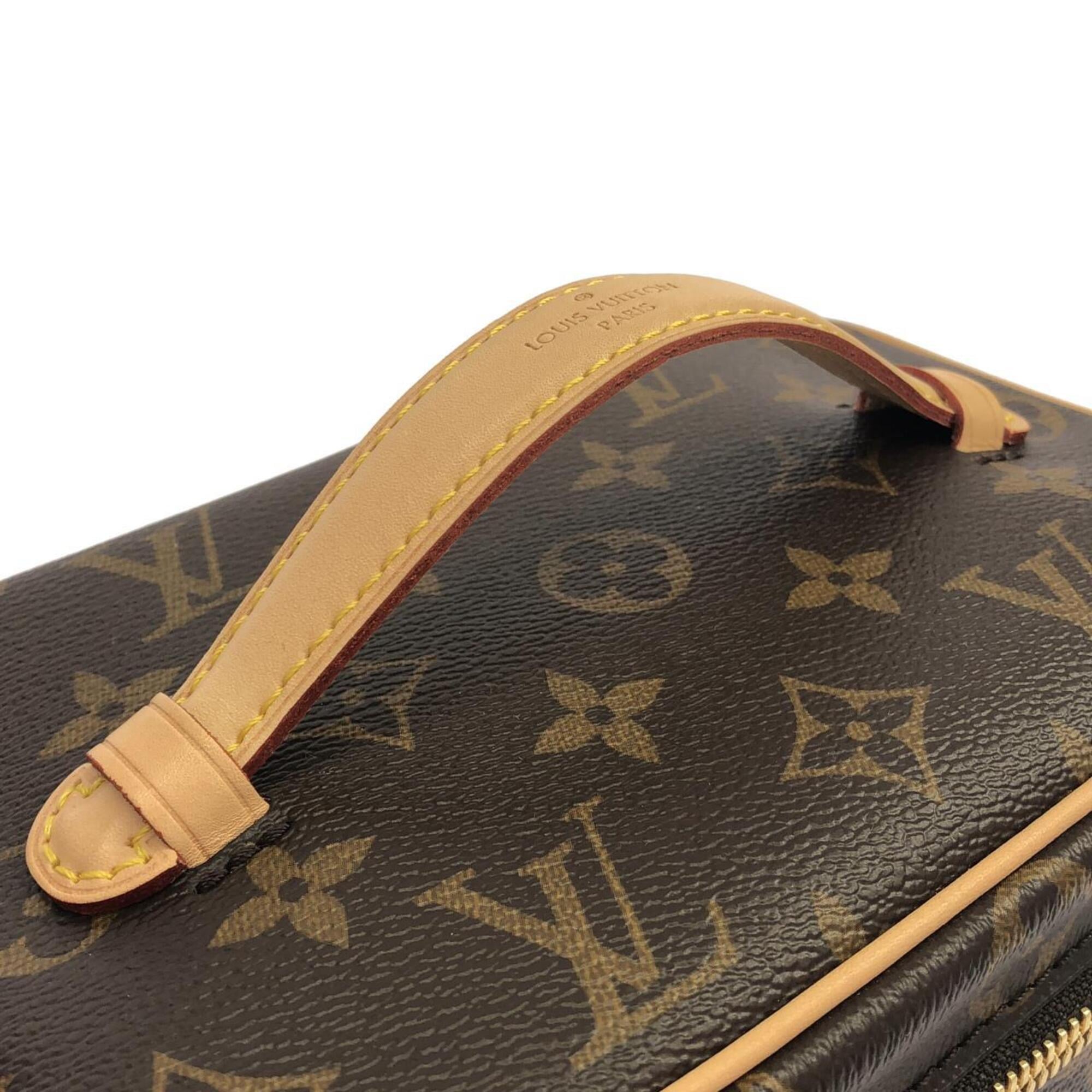 Louis Vuitton Marron Coated Canvas Handbag (Pre-Owned)