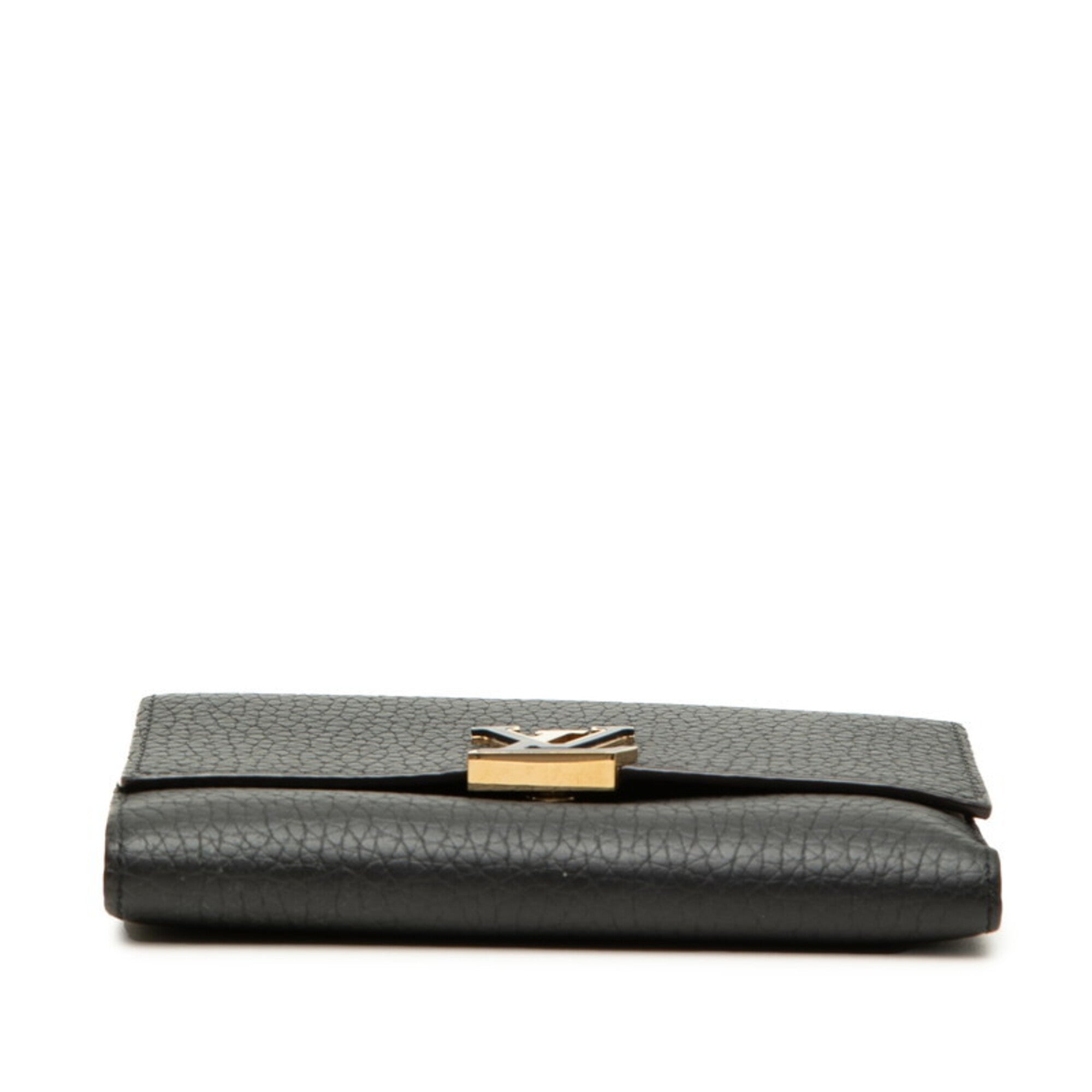 Louis Vuitton Black Noir Wallet (Tri-Fold) (Pre-Owned)