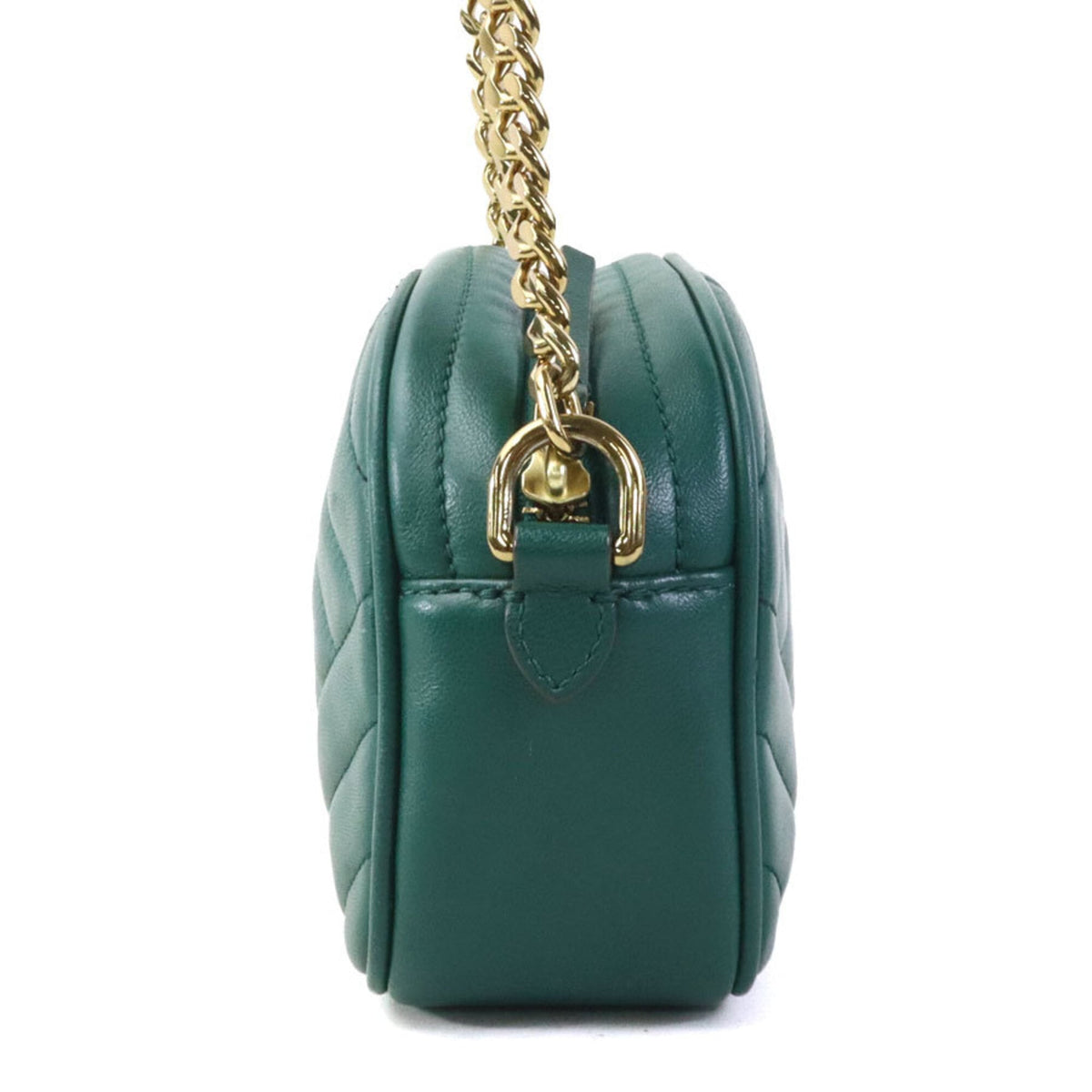 Tory Burch Green Leather Shoulder Bag (Pre-Owned)