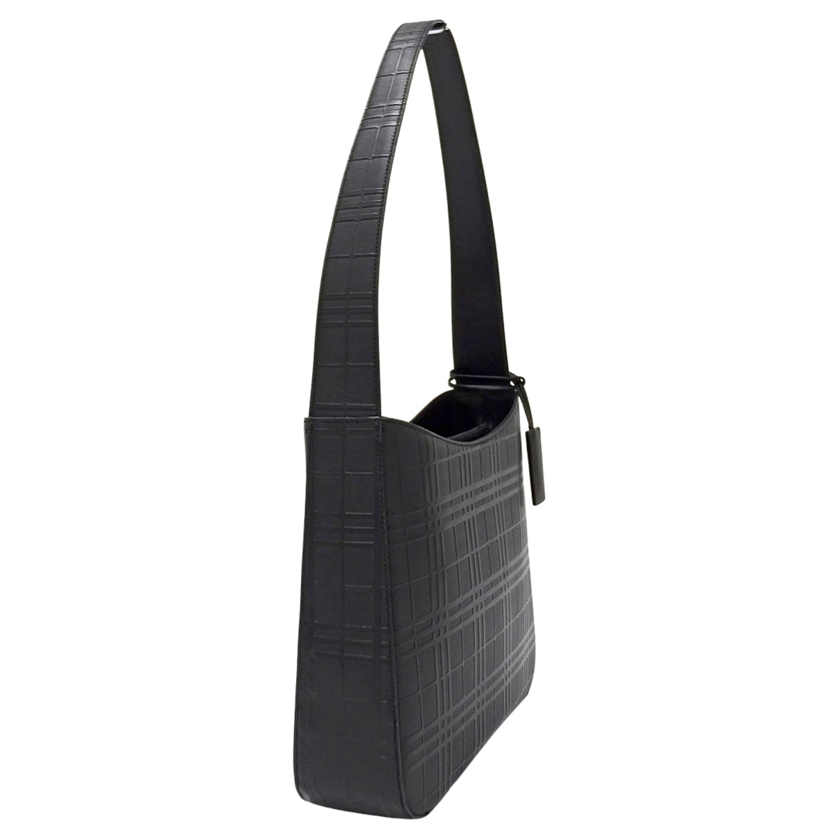 Burberry Black Leather Shoulder Bag (Pre-Owned)