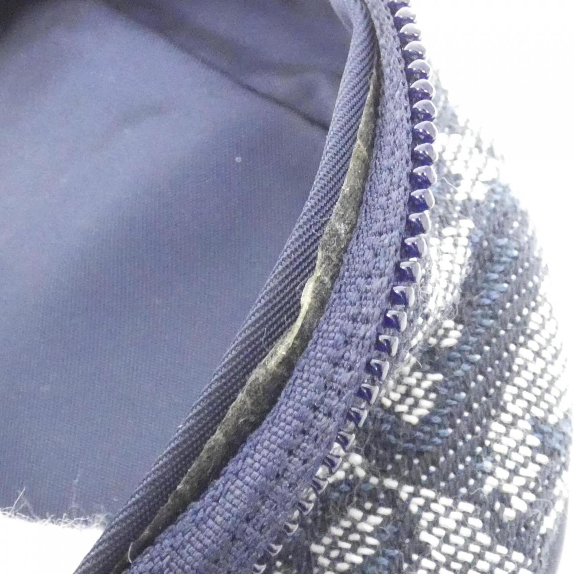 Christian Dior Navy Canvas Handbag Pouch (Pre-Owned)
