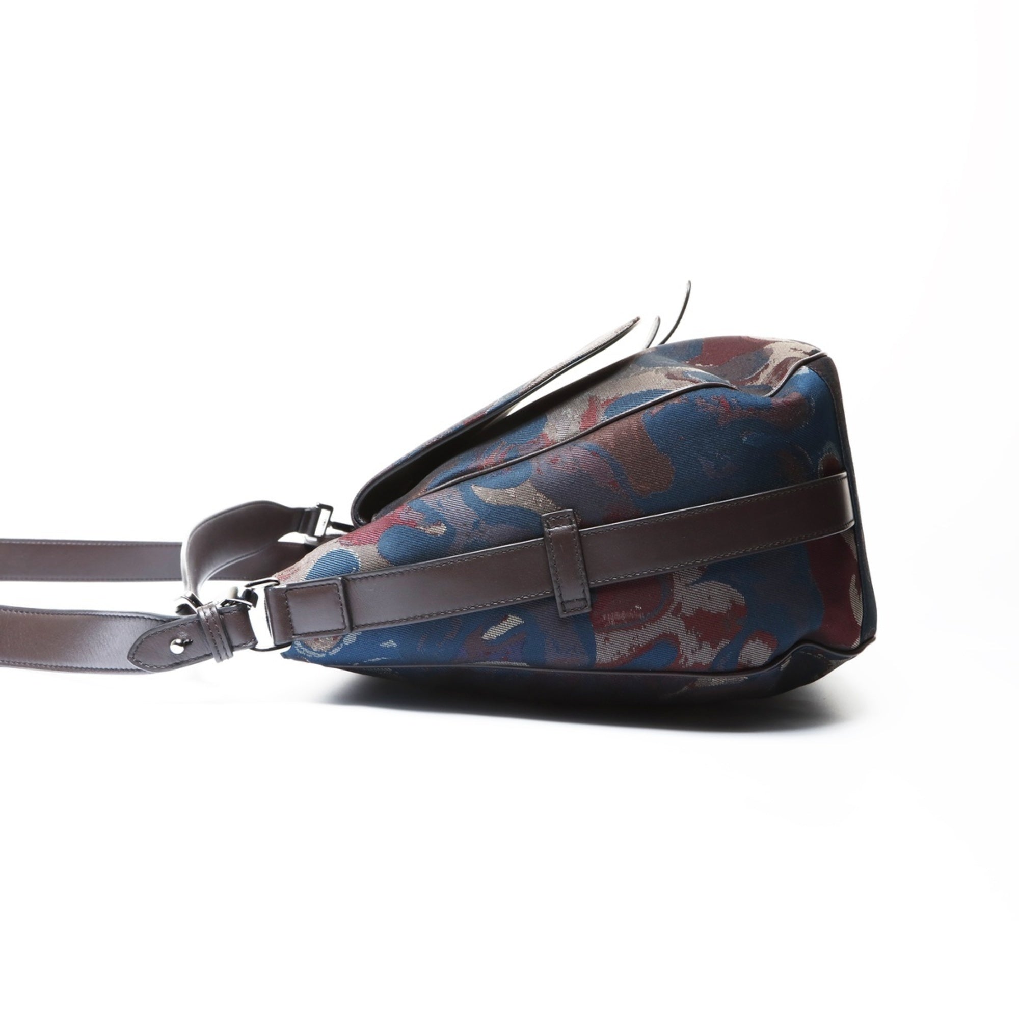 Christian Dior Multi-Color Saddle Bag Shoulder Bag (Pre-Owned)