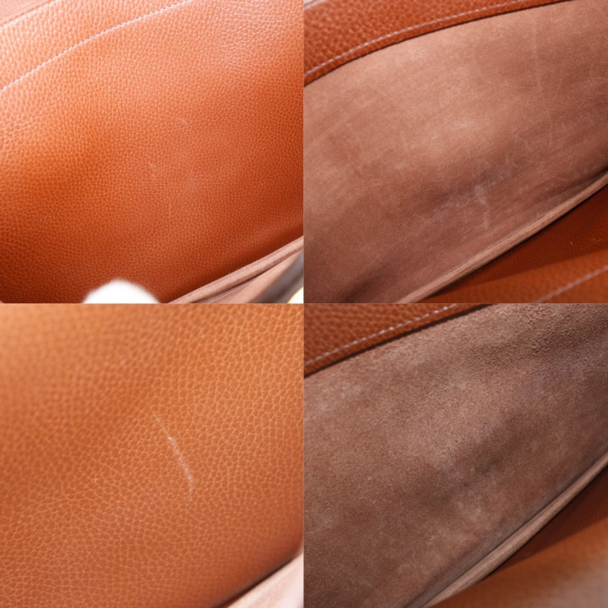 Hermes Sac A Depeche Brown Fjord Leather Briefcase (Pre-Owned)