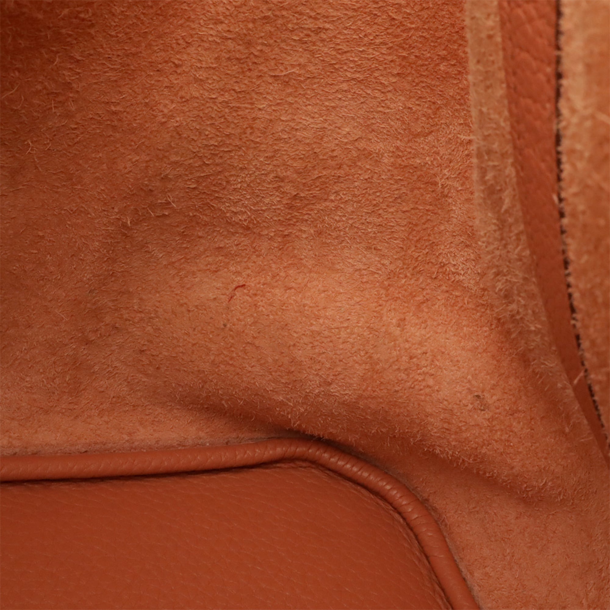 Hermes Salmon Pink Taurillon Clemence Leather Handbag Tote Bag (Pre-Owned)
