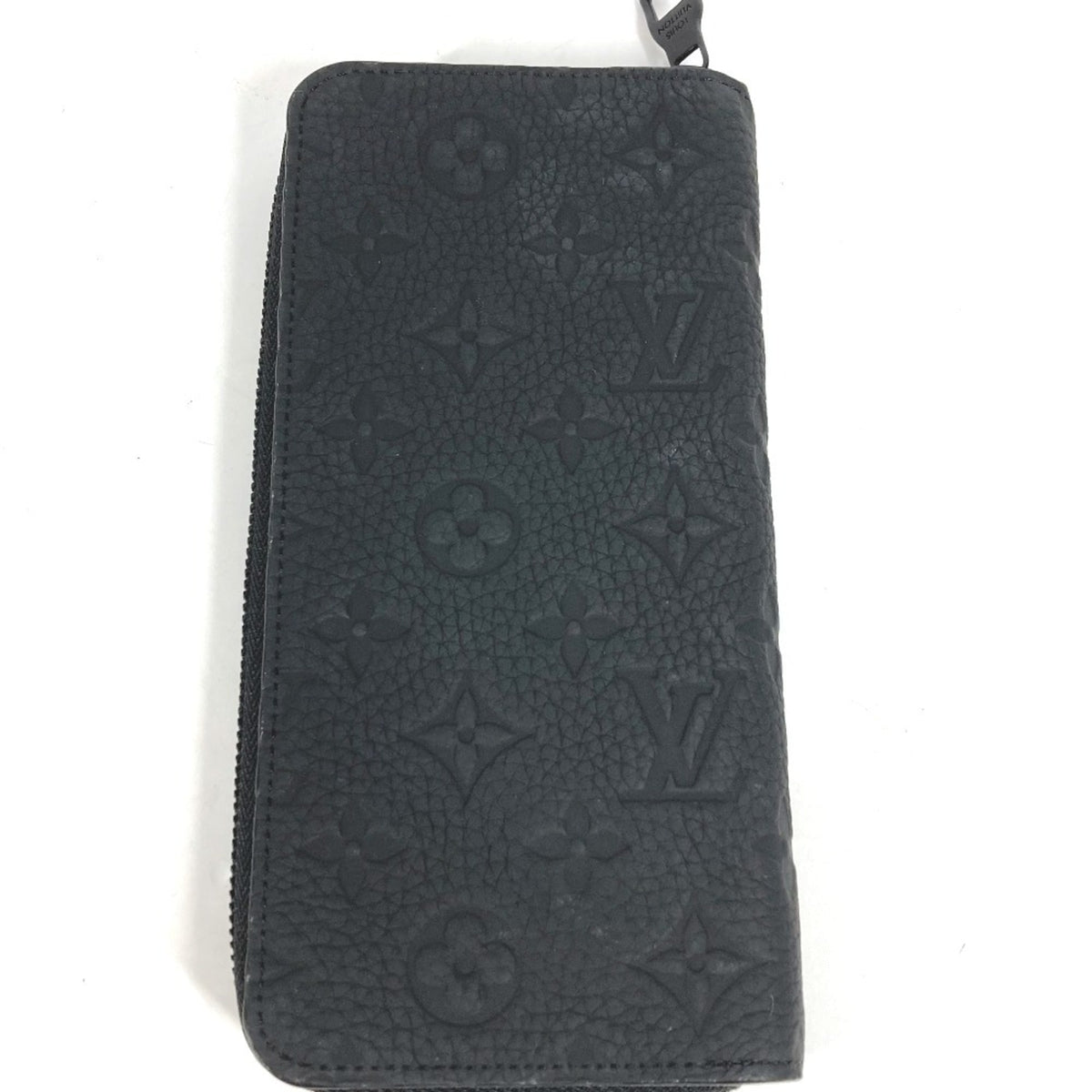 Louis Vuitton Monogram Black Monogram Noir Monogram Long Bill Wallet (Bi-Fold) (Pre-Owned)