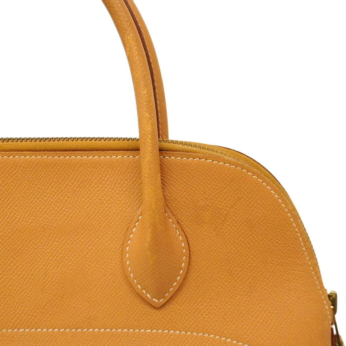 Hermes Natural Sable Courchevel Leather Handbag (Pre-Owned)