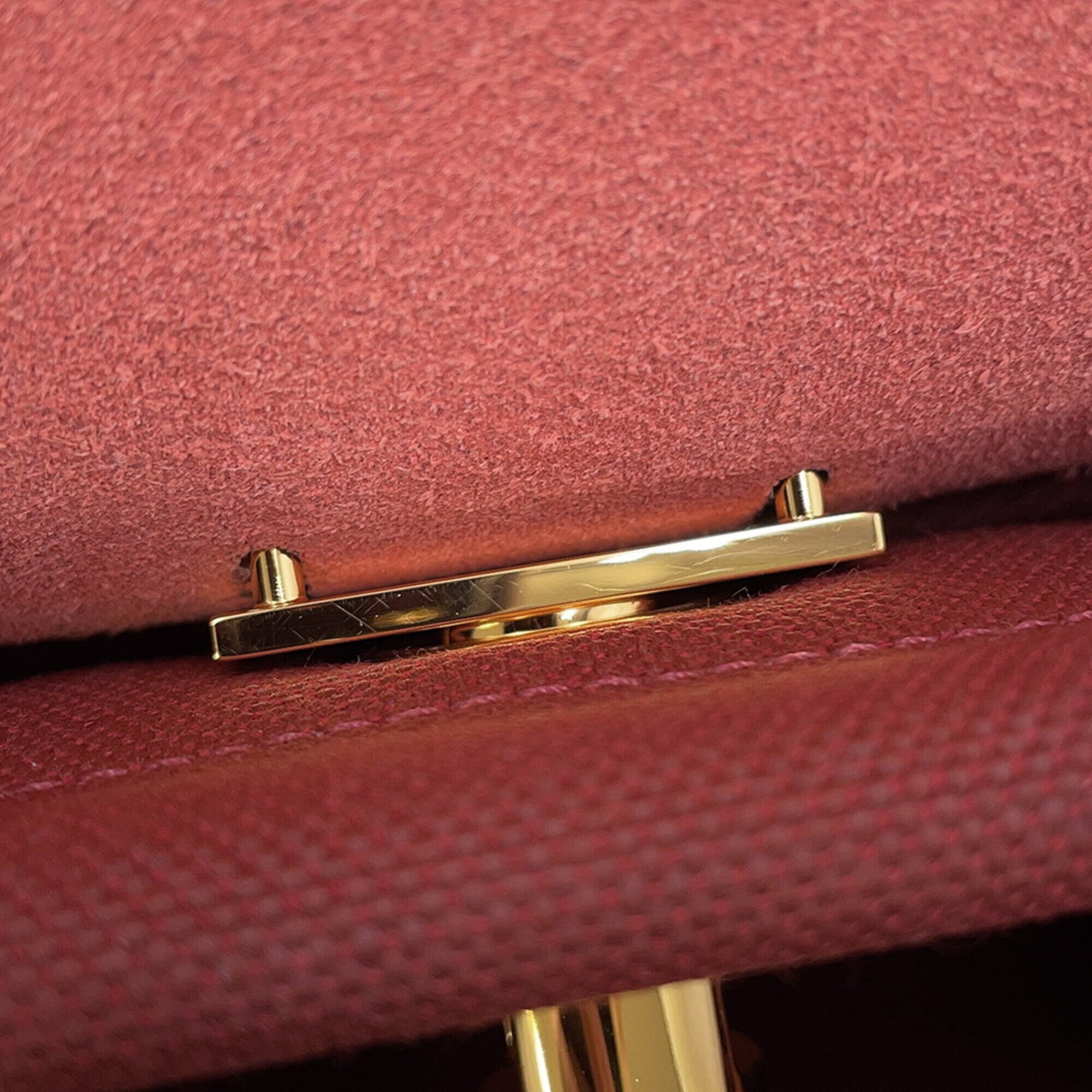 Hermes Kara Rouge H Handbag Shoulder Bag (Pre-Owned)