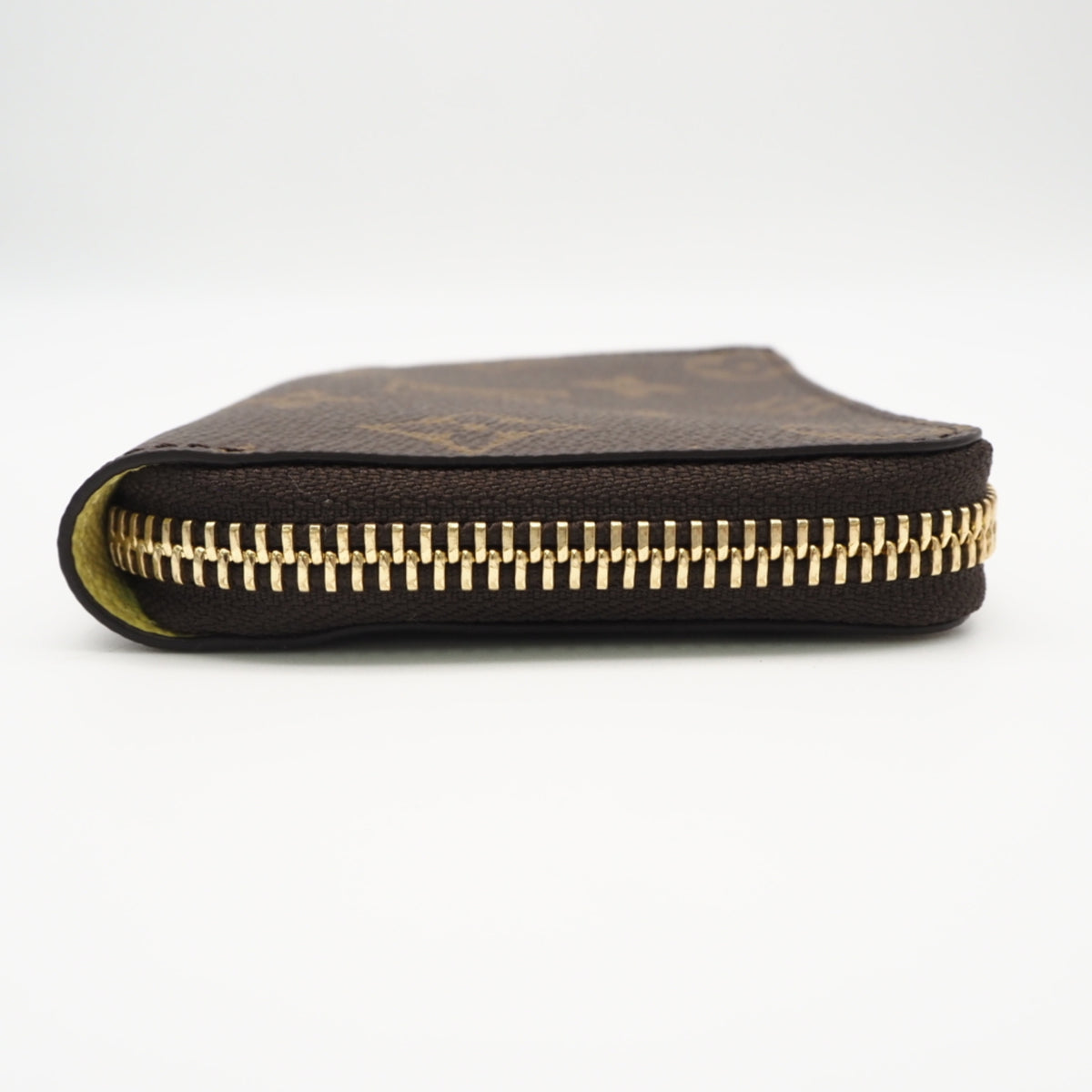 Louis Vuitton Beige Brown Yellow Coated Canvas Coin Purse/Coin Case (Pre-Owned)