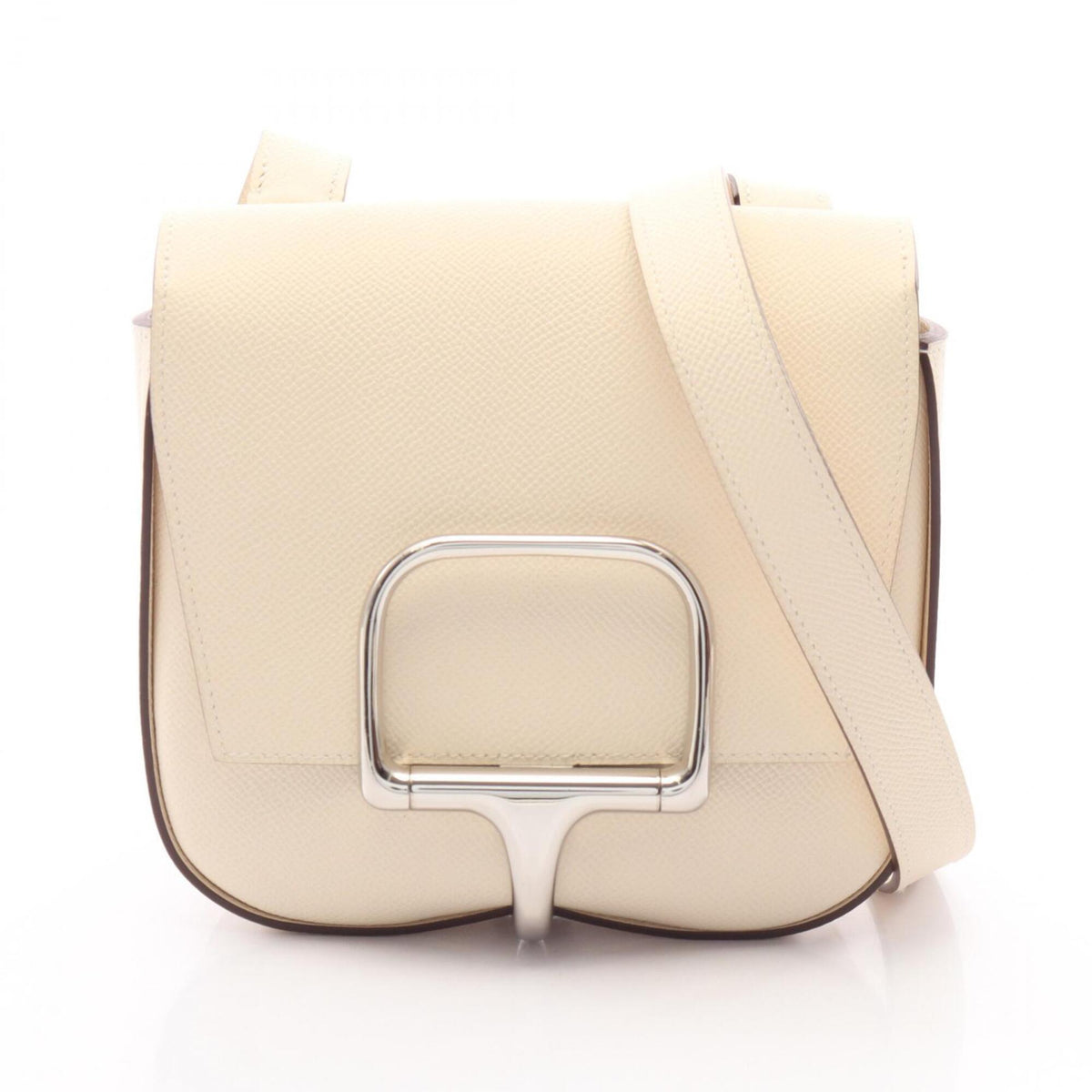 Hermes Ivory Epsom Leather Handbag Shoulder Bag (Pre-Owned)