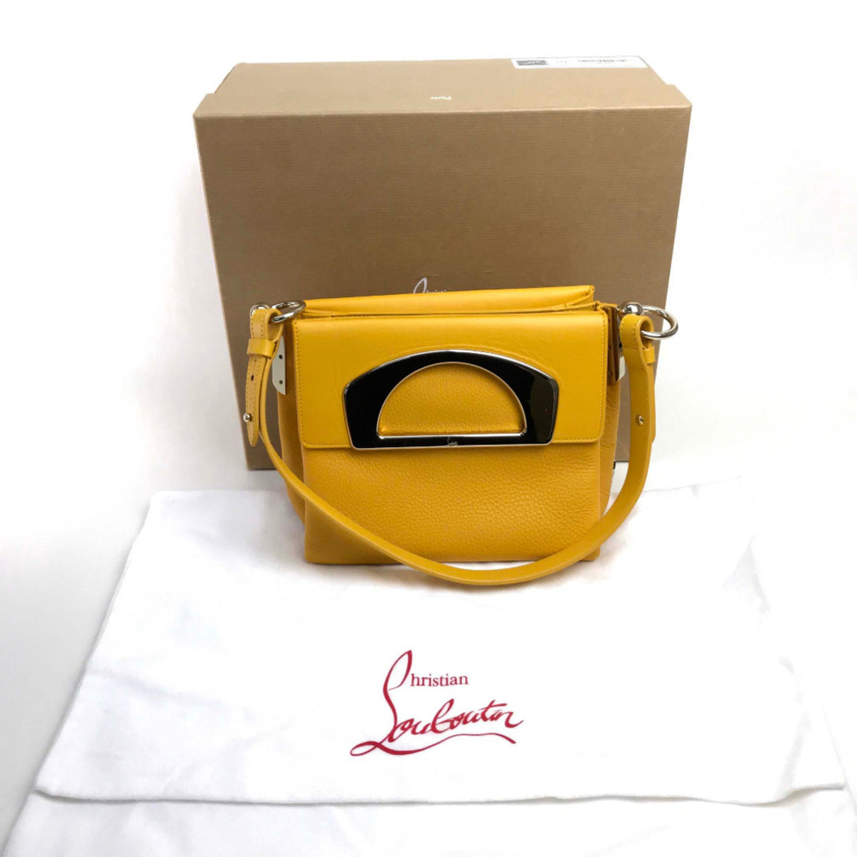 Christian Louboutin Yellow Leather Handbag (Pre-Owned)