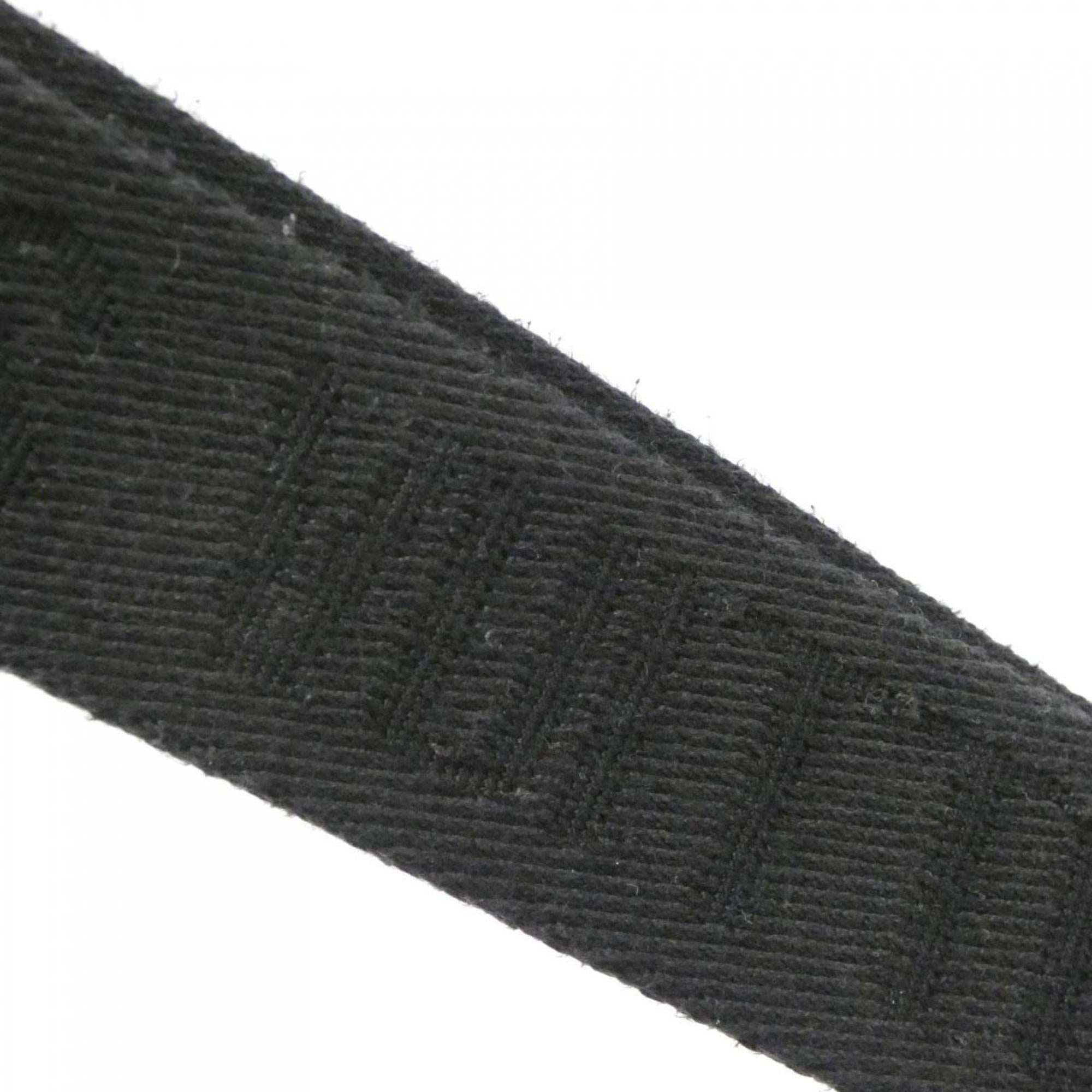 Louis Vuitton Black Coated Canvas Shoulder Bag (Pre-Owned)