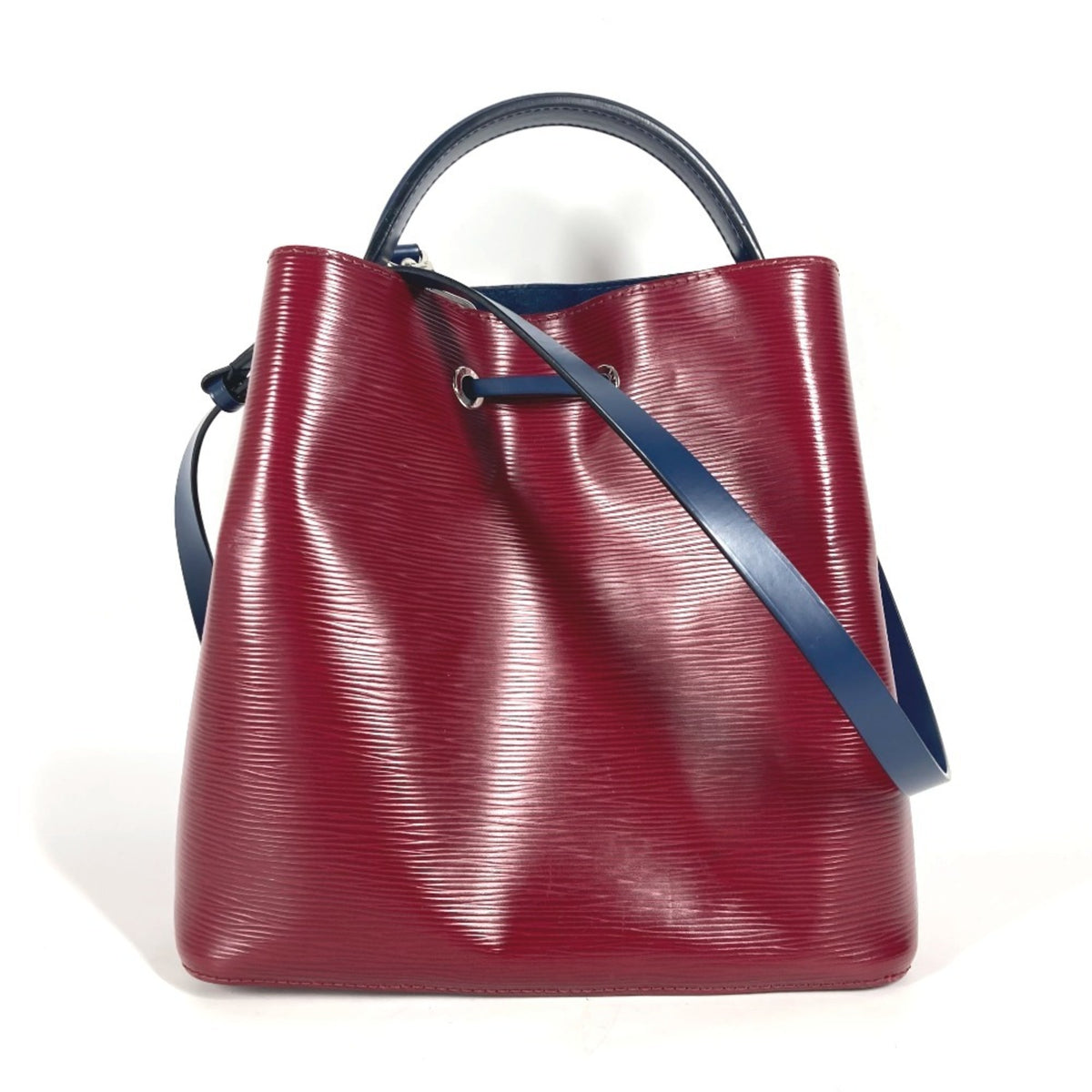 Louis Vuitton Blue Wine Epi Leather Handbag Shoulder Bag (Pre-Owned)