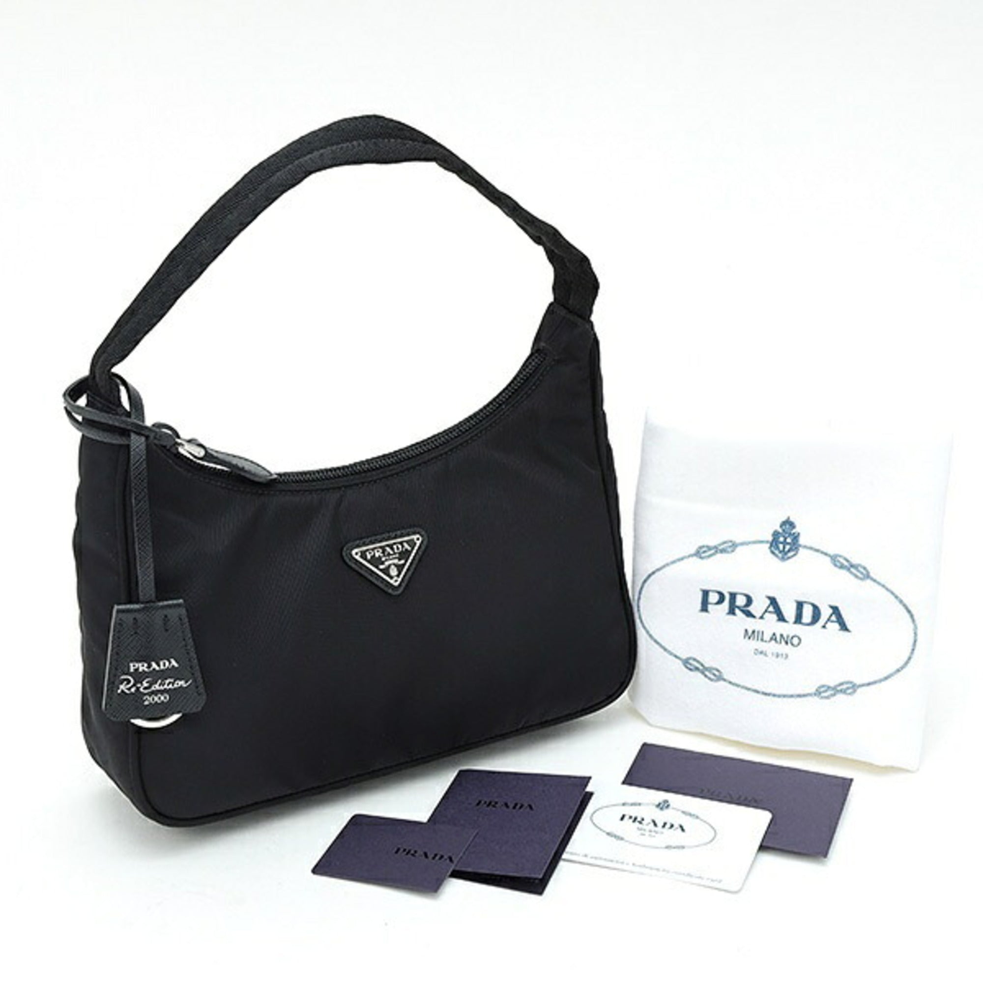 Prada Black Nylon Shoulder Bag (Pre-Owned)