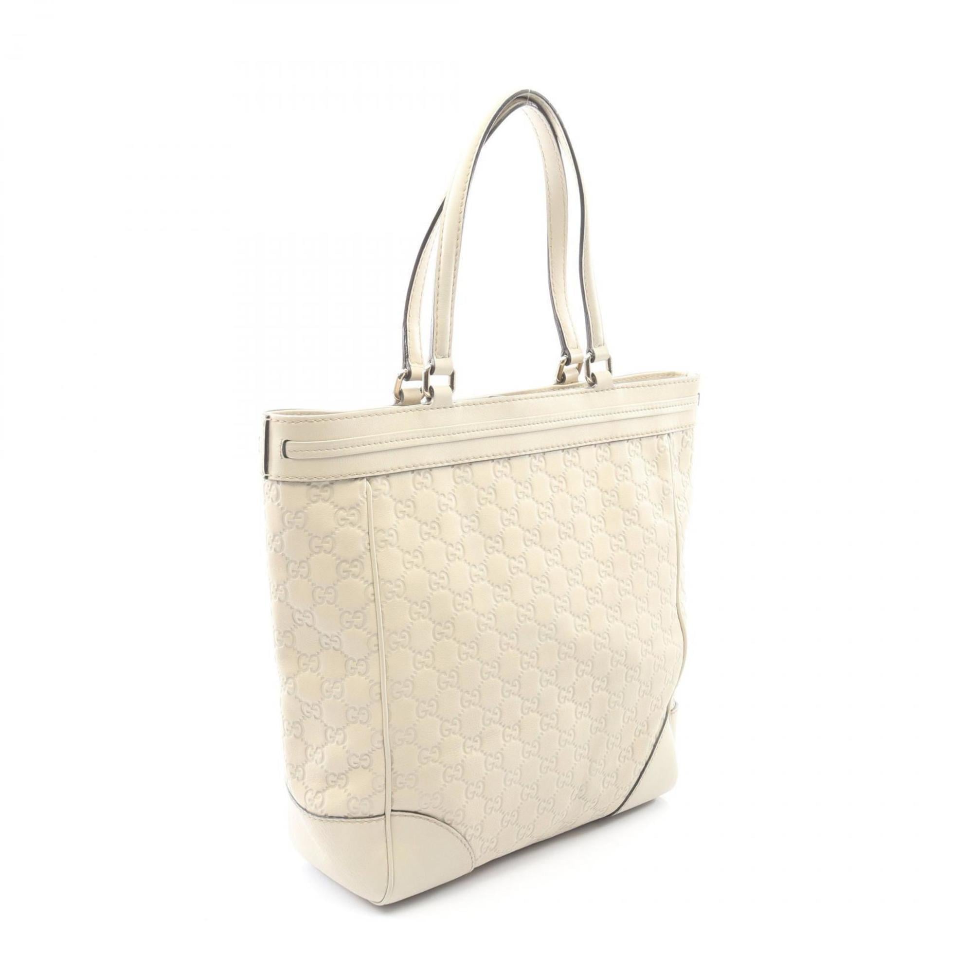 Gucci Beige Leather Tote Bag (Pre-Owned)