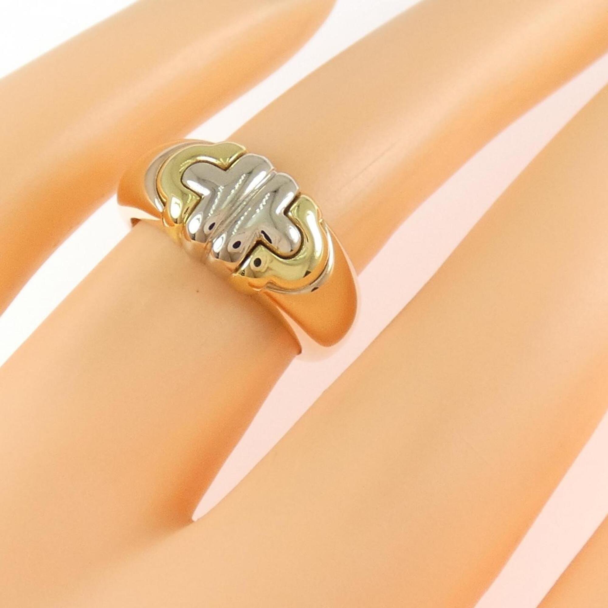 Bvlgari Yellow Gold (18K) Pink Gold (18K) White Gold (18K) Band Ring (Pre-Owned)