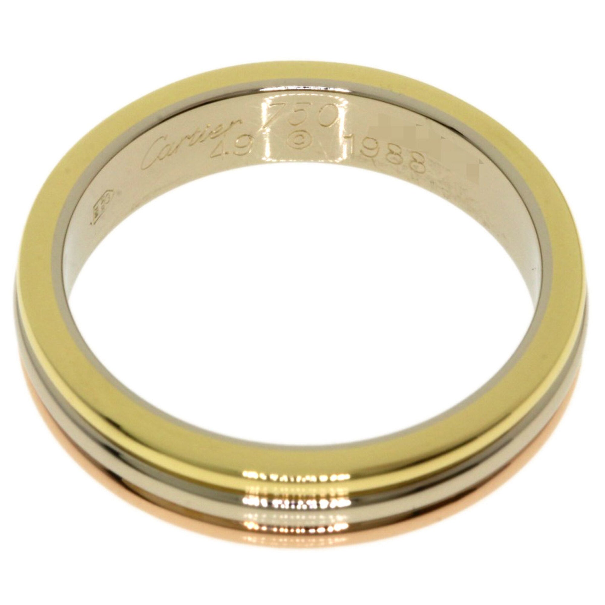 Cartier Yellow Gold (18K) Pink Gold (18K) White Gold (18K) Band Ring (Pre-Owned)