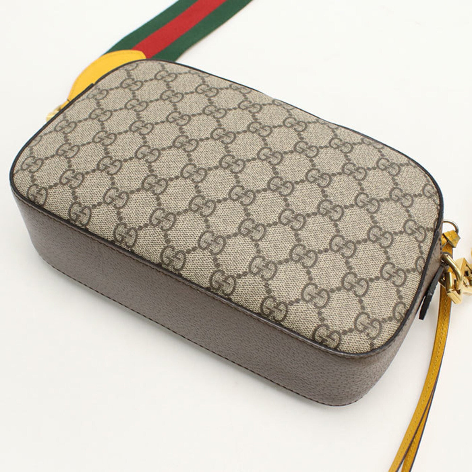 Gucci Beige Gg Supreme Messenger Bag Shoulder Bag (Pre-Owned)
