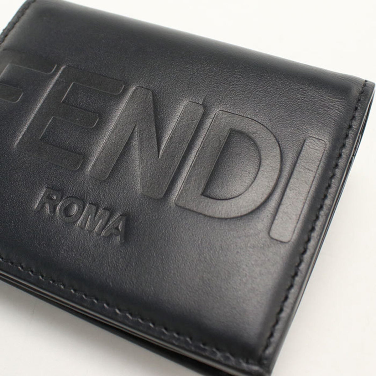 Fendi Black Leather Wallet (Bi-Fold) (Pre-Owned)