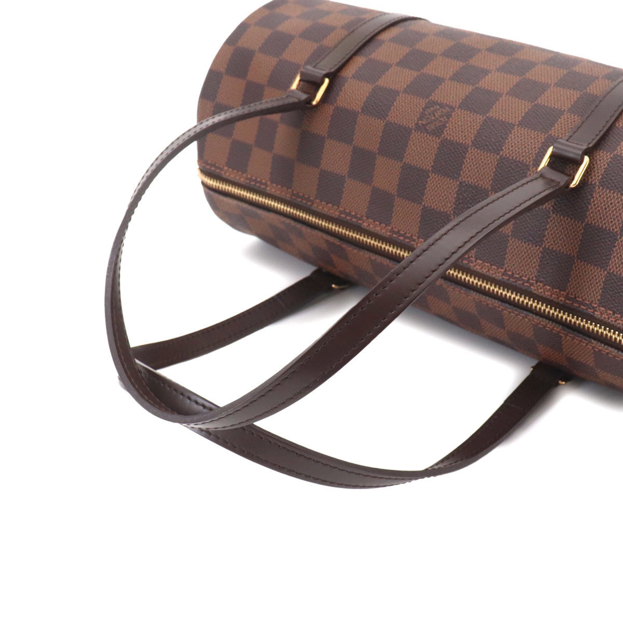 Louis Vuitton Brown Damier Canvas Ebene Damier Canvas Handbag Pouch (Pre-Owned)