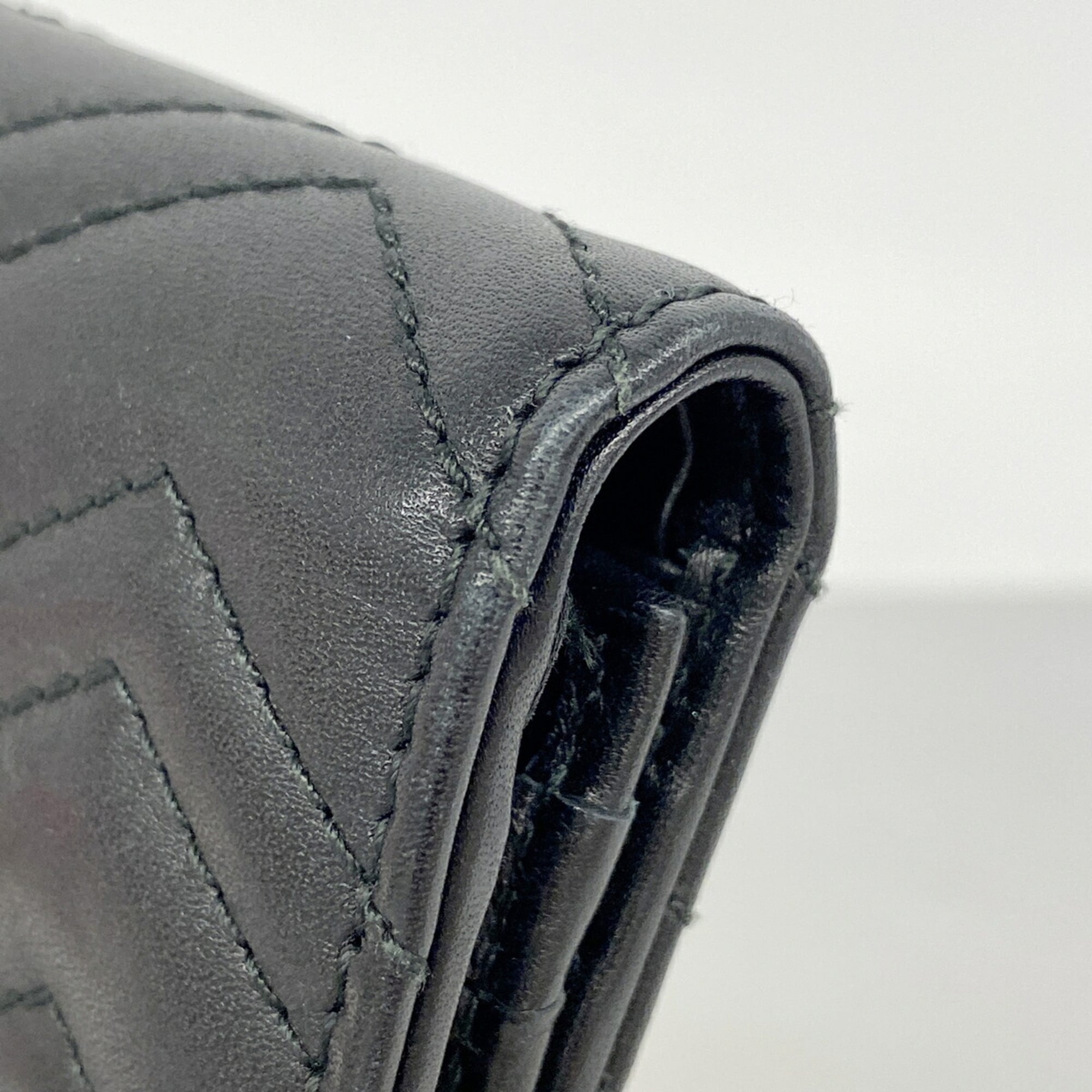Gucci Black Leather Wallet (Bi-Fold) (Pre-Owned)