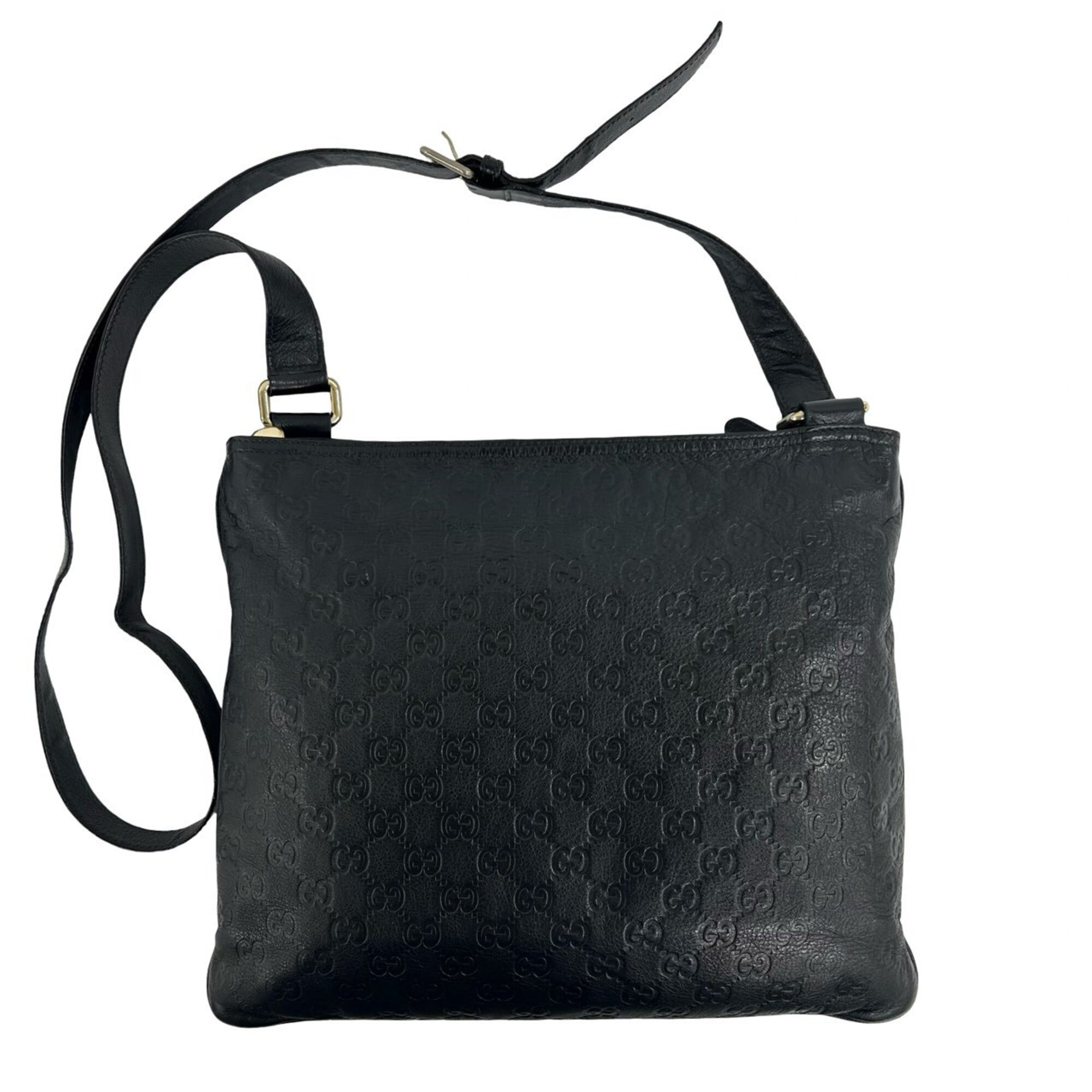 Gucci Black Leather Shoulder Bag (Pre-Owned)